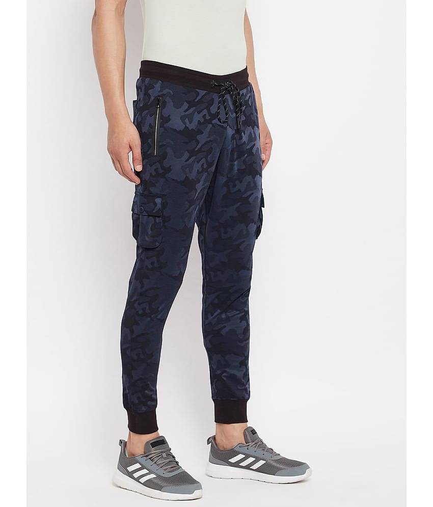 Duke - Blue Cotton Blend Men's Joggers ( Pack of 1 )