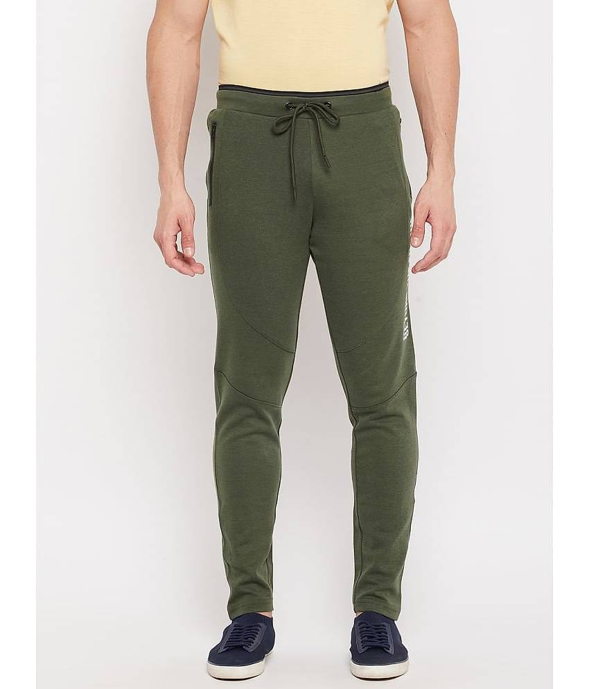 Duke - Green Cotton Blend Men's Trackpants ( Pack of 1 )