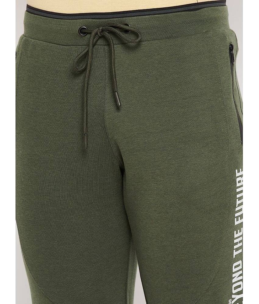 Duke - Green Cotton Blend Men's Trackpants ( Pack of 1 )