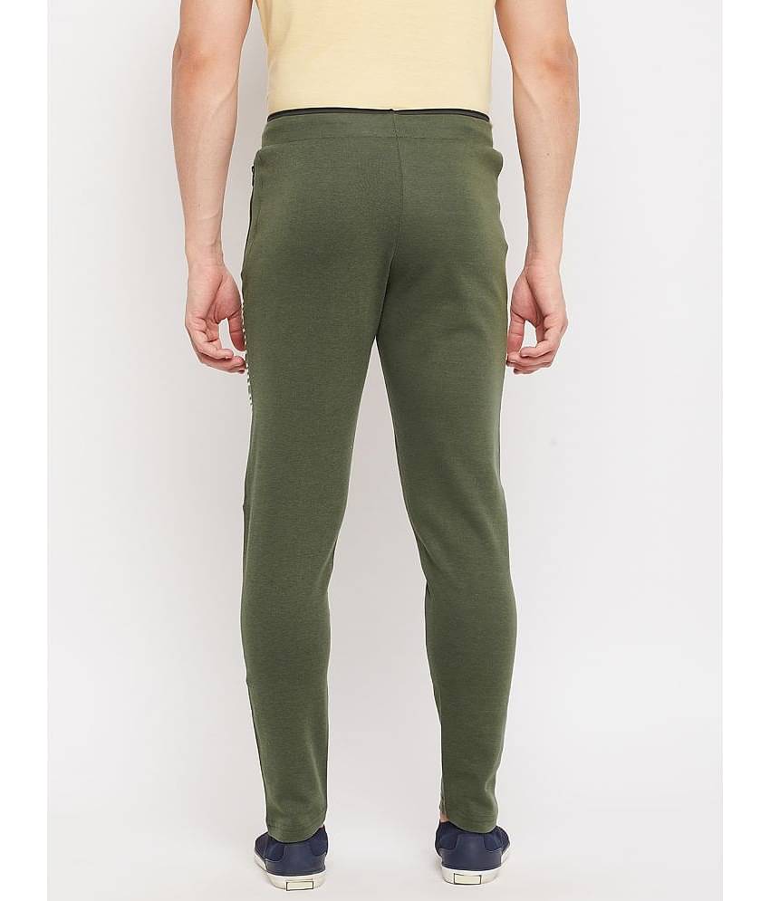 Duke - Green Cotton Blend Men's Trackpants ( Pack of 1 )