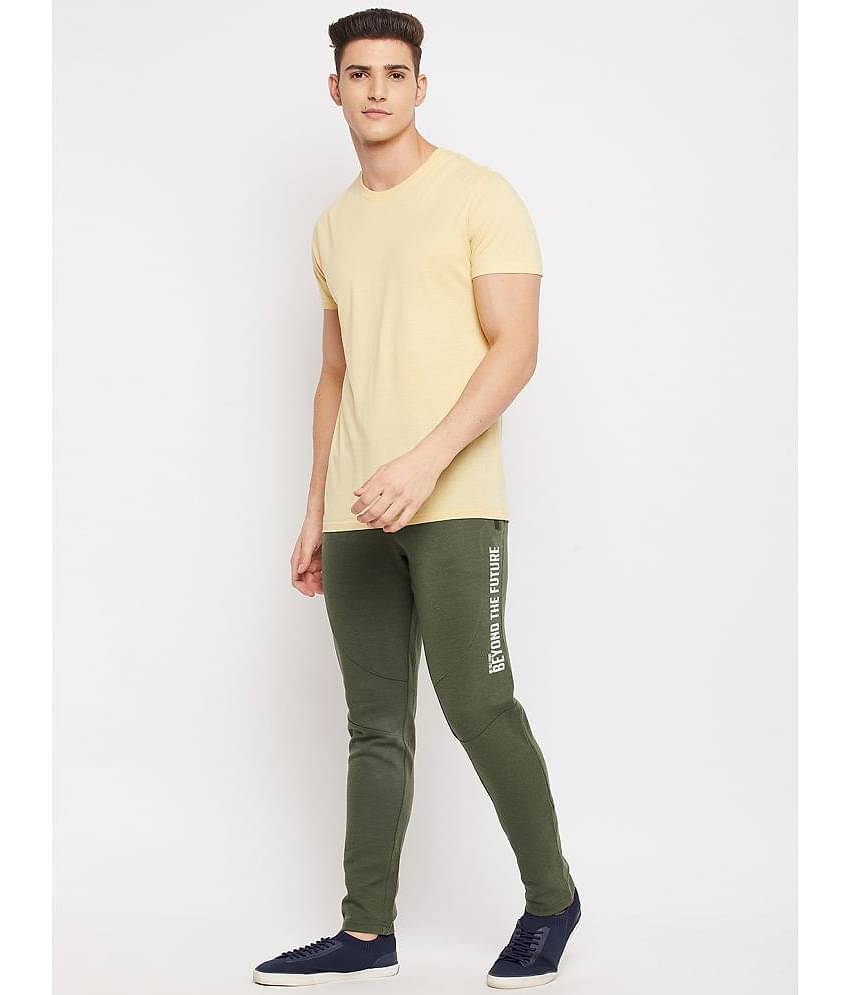 Duke - Green Cotton Blend Men's Trackpants ( Pack of 1 )