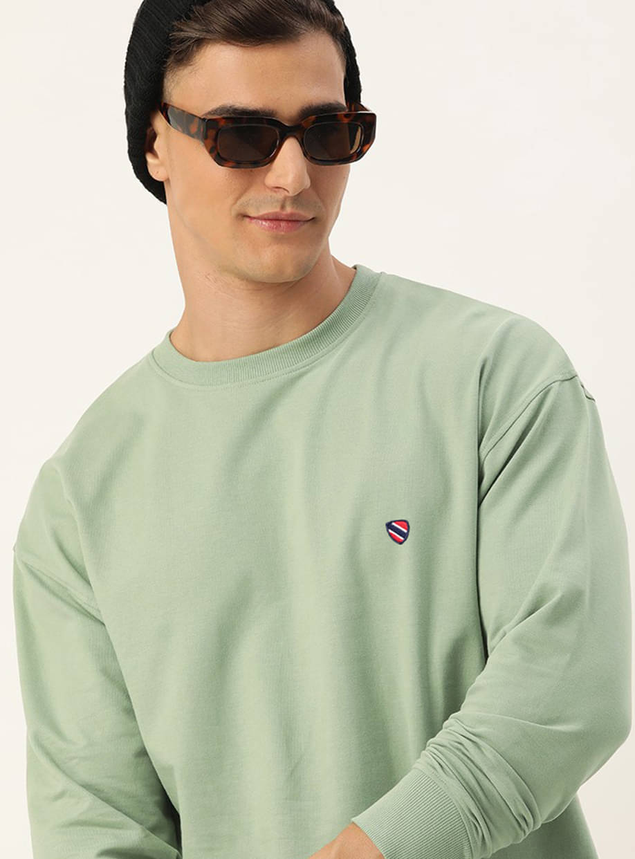 Merriment Fleece Round Neck Men's Sweatshirt - Grey ( Pack of 1 ) Merriment Fleece Round Neck Men's Sweatshirt - Grey ( Pack of 1 )