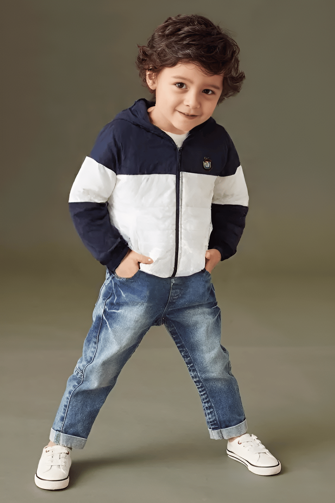 PLUS PARADISE Boys Polyester Quilted & Bomber Jacket ( Navy , Pack of 1 ) PLUS PARADISE Boys Polyester Quilted & Bomber Jacket ( Navy , Pack of 1 )