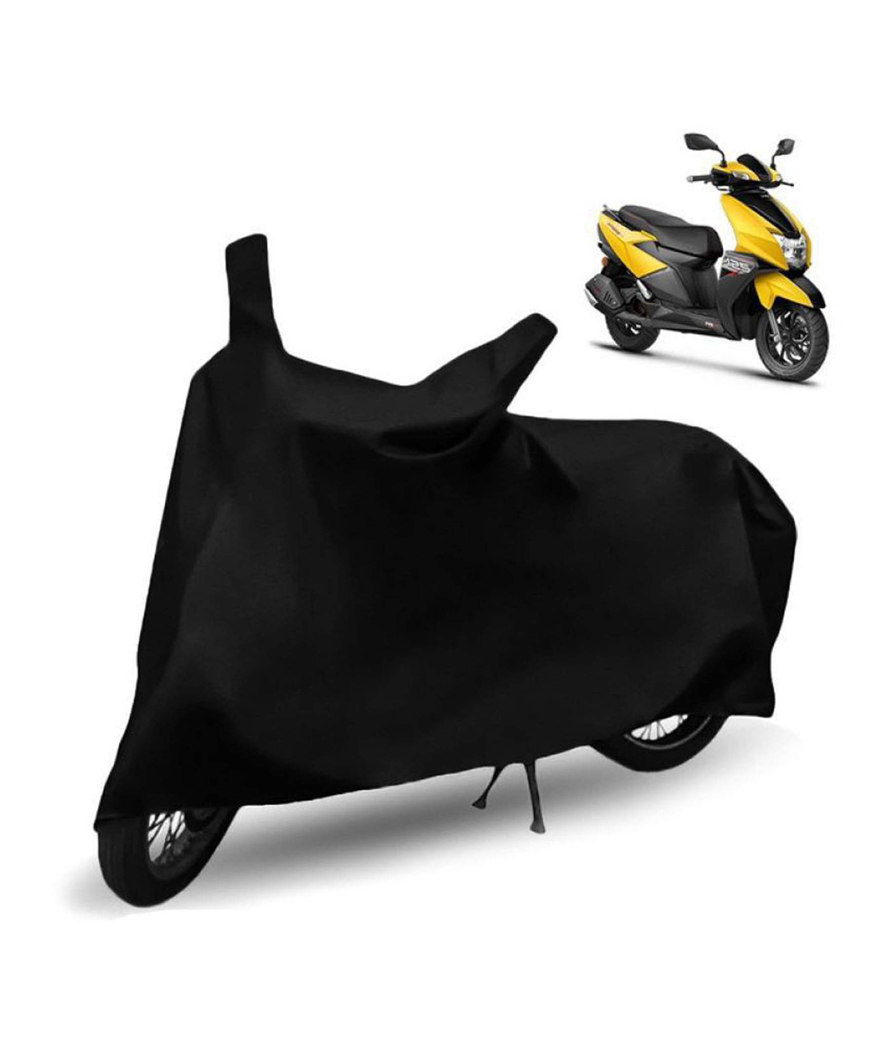 RONISH Bike Body Cover for TVS NTORQ 125 ( Pack of 1 ) , Black RONISH Bike Body Cover for TVS NTORQ 125 ( Pack of 1 ) , Black