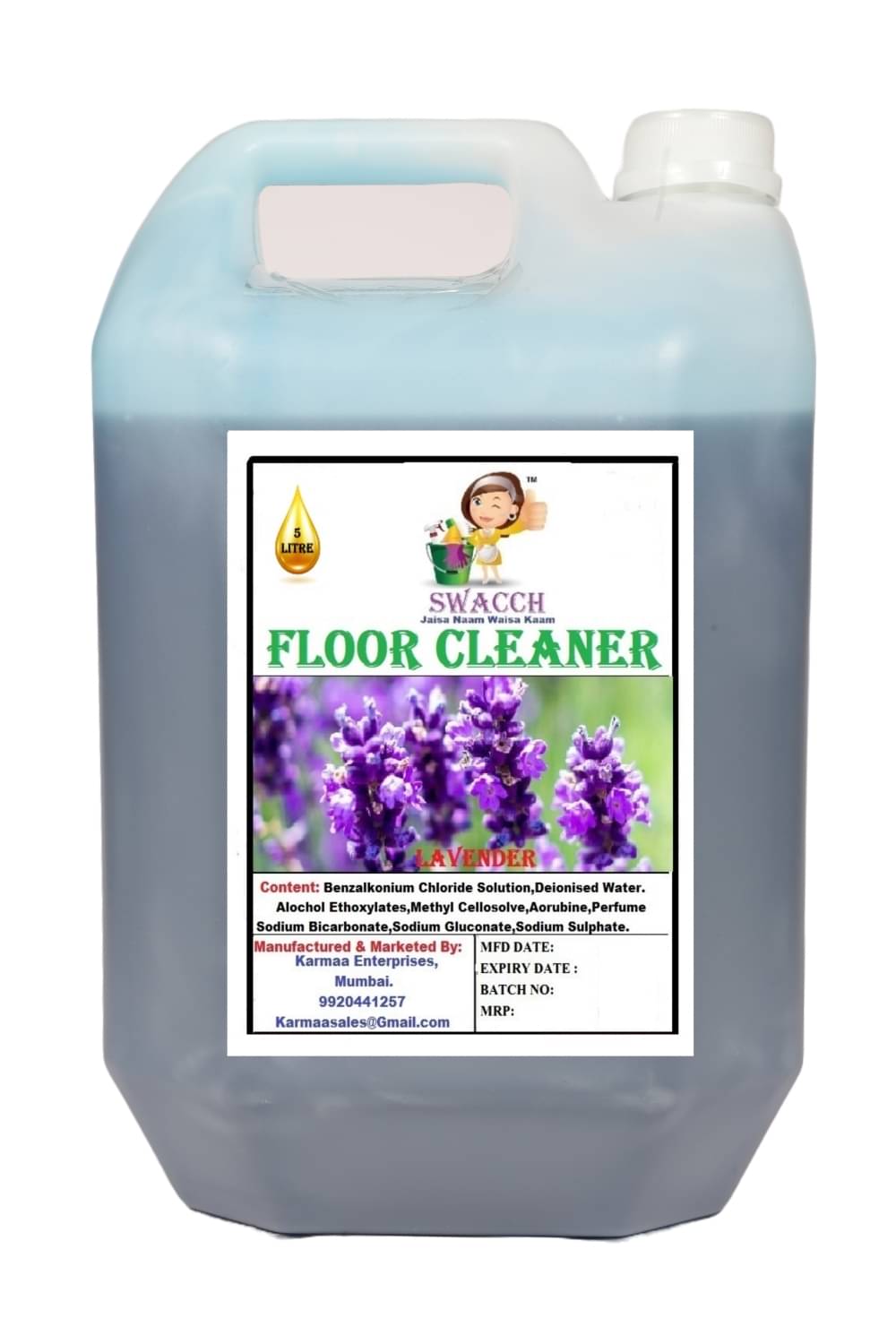     			SWACCH Floor Cleaner Lavender 5 L