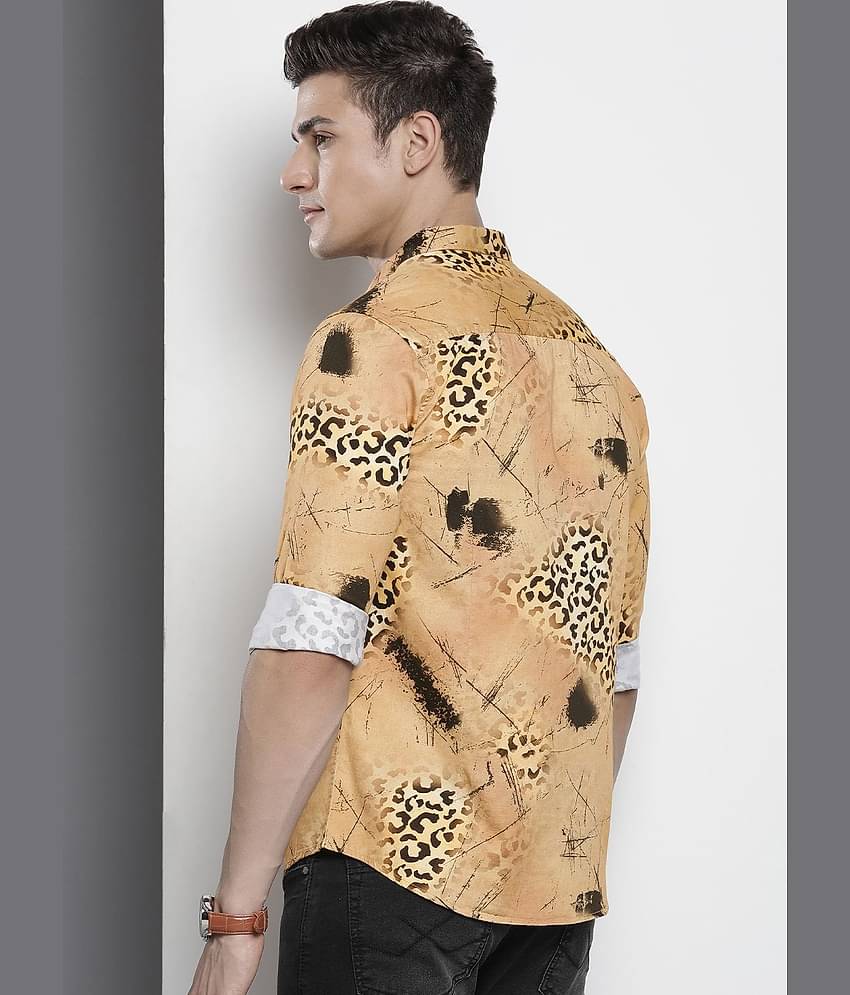 The Indian Garage Co Men Slim Fit Animal Printed Opaque Casual Shirt