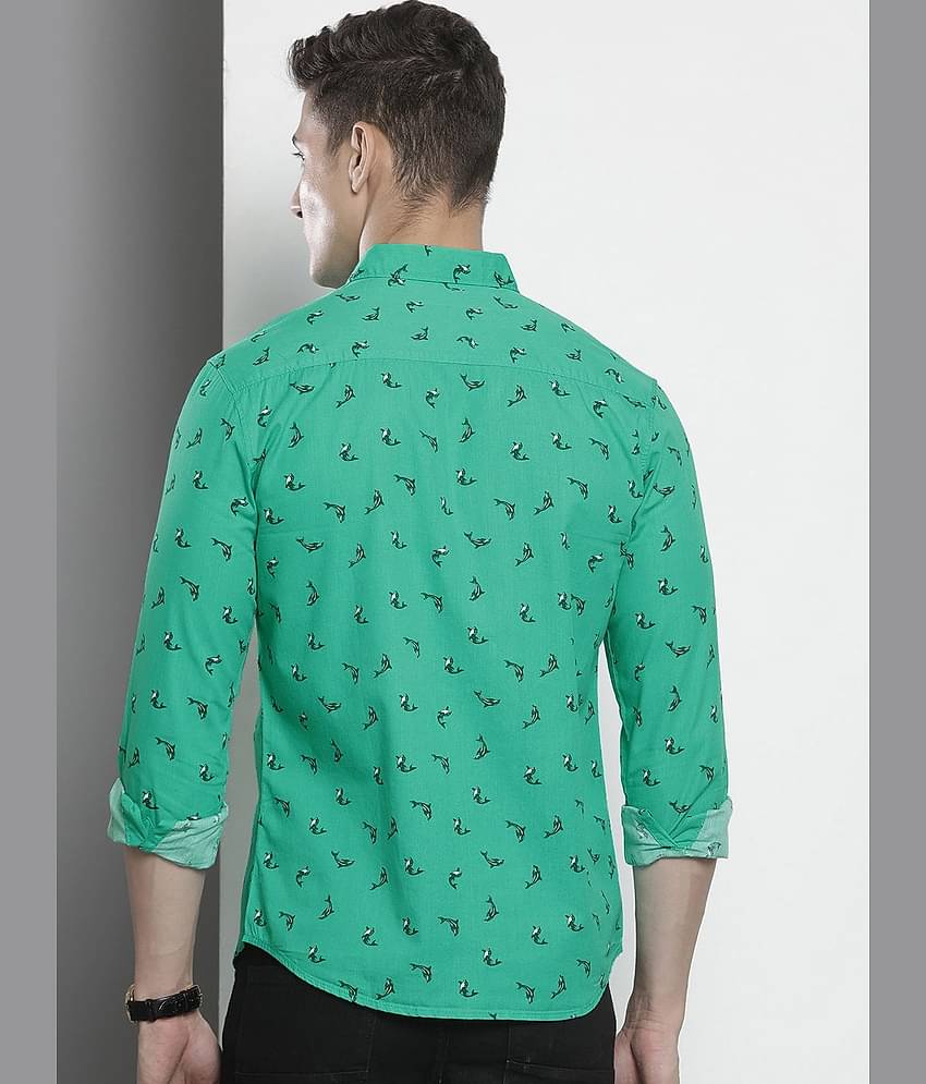 The Indian Garage Co Men Slim Fit Opaque Printed Casual Shirt