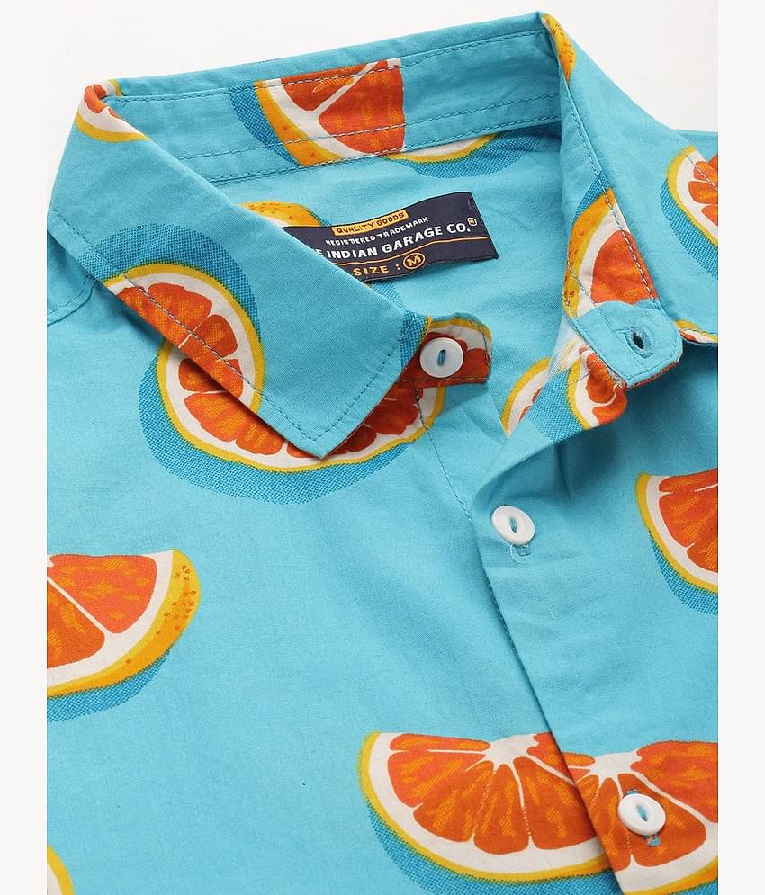 The Indian Garage Co Men Slim Fit Printed Casual Shirt