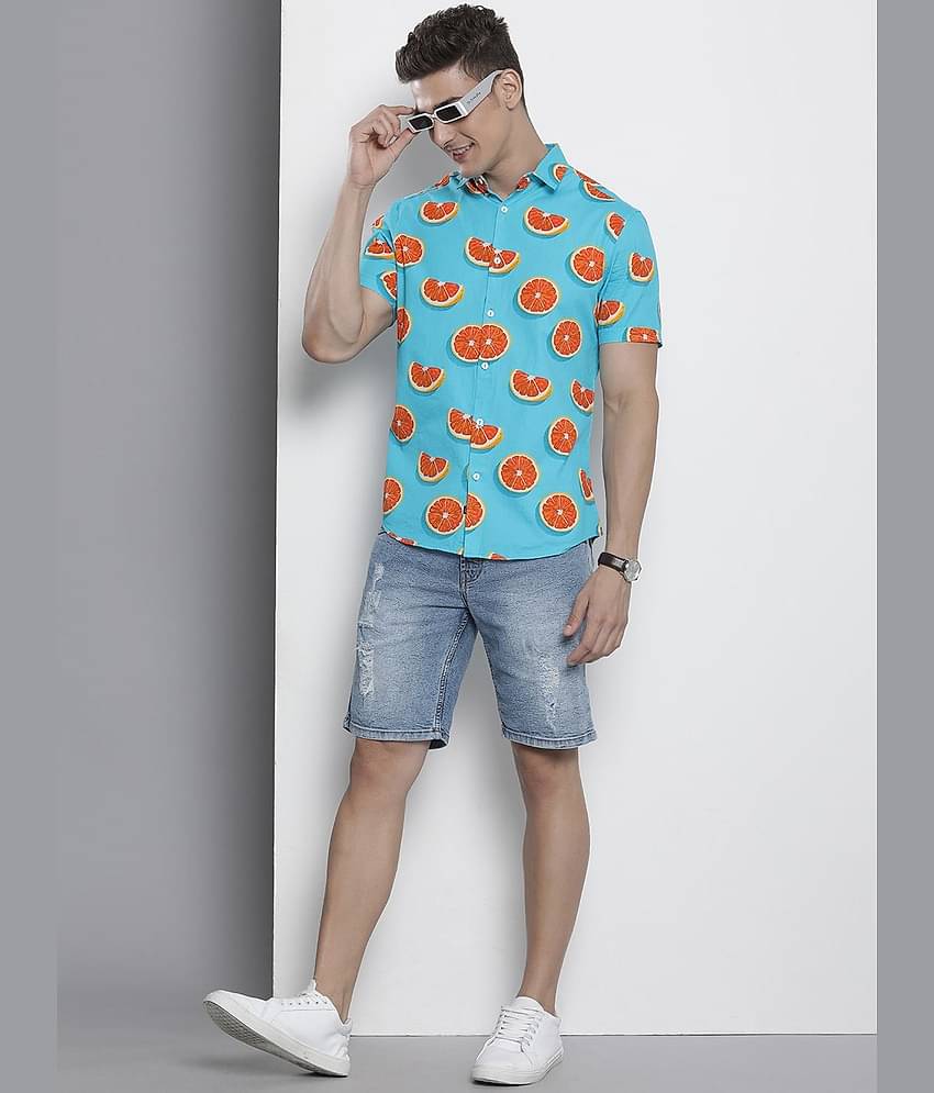 The Indian Garage Co Men Slim Fit Printed Casual Shirt