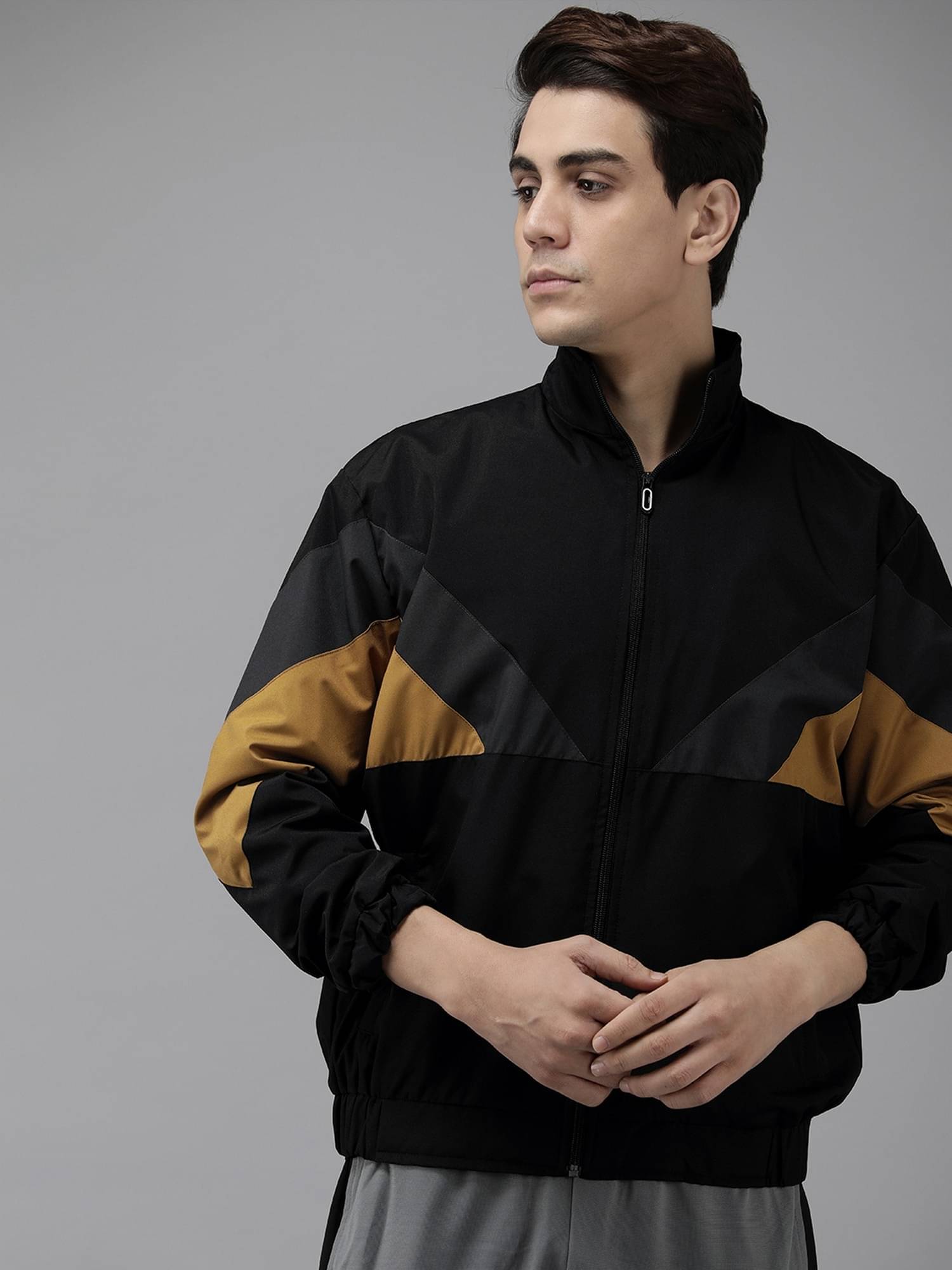 VOXATI Polyester Men's Quilted & Bomber Jacket - Black ( Pack of 1 )     			VOXATI Polyester Men's Quilted & Bomber Jacket - Black ( Pack of 1 )