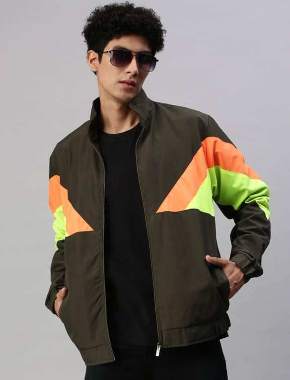 VOXATI Polyester Men's Quilted & Bomber Jacket - Olive ( Pack of 1 ) VOXATI Polyester Men's Quilted & Bomber Jacket - Olive ( Pack of 1 )