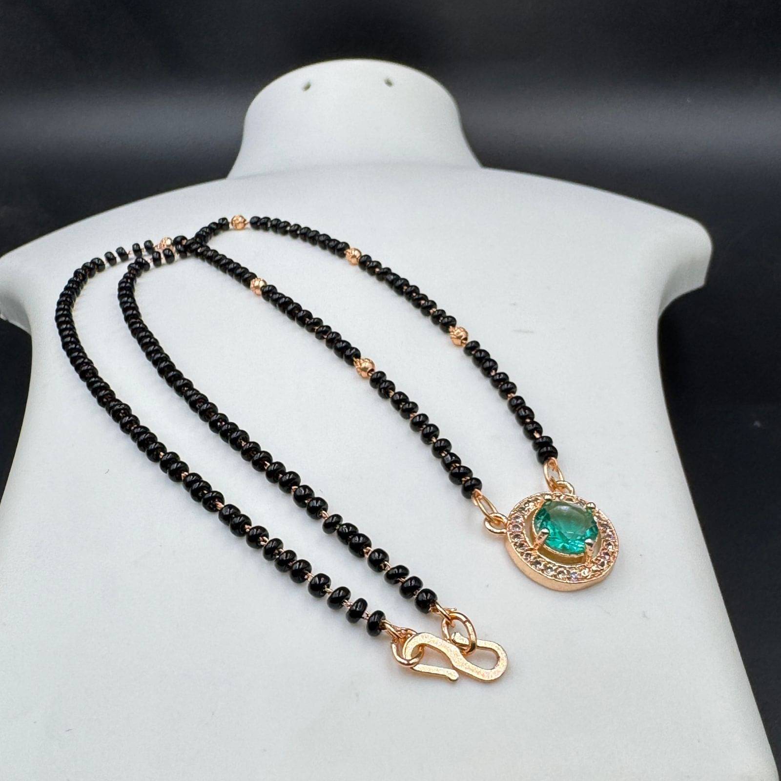     			AKLINA Rose Gold Mangalsutra ( Pack of 1 )