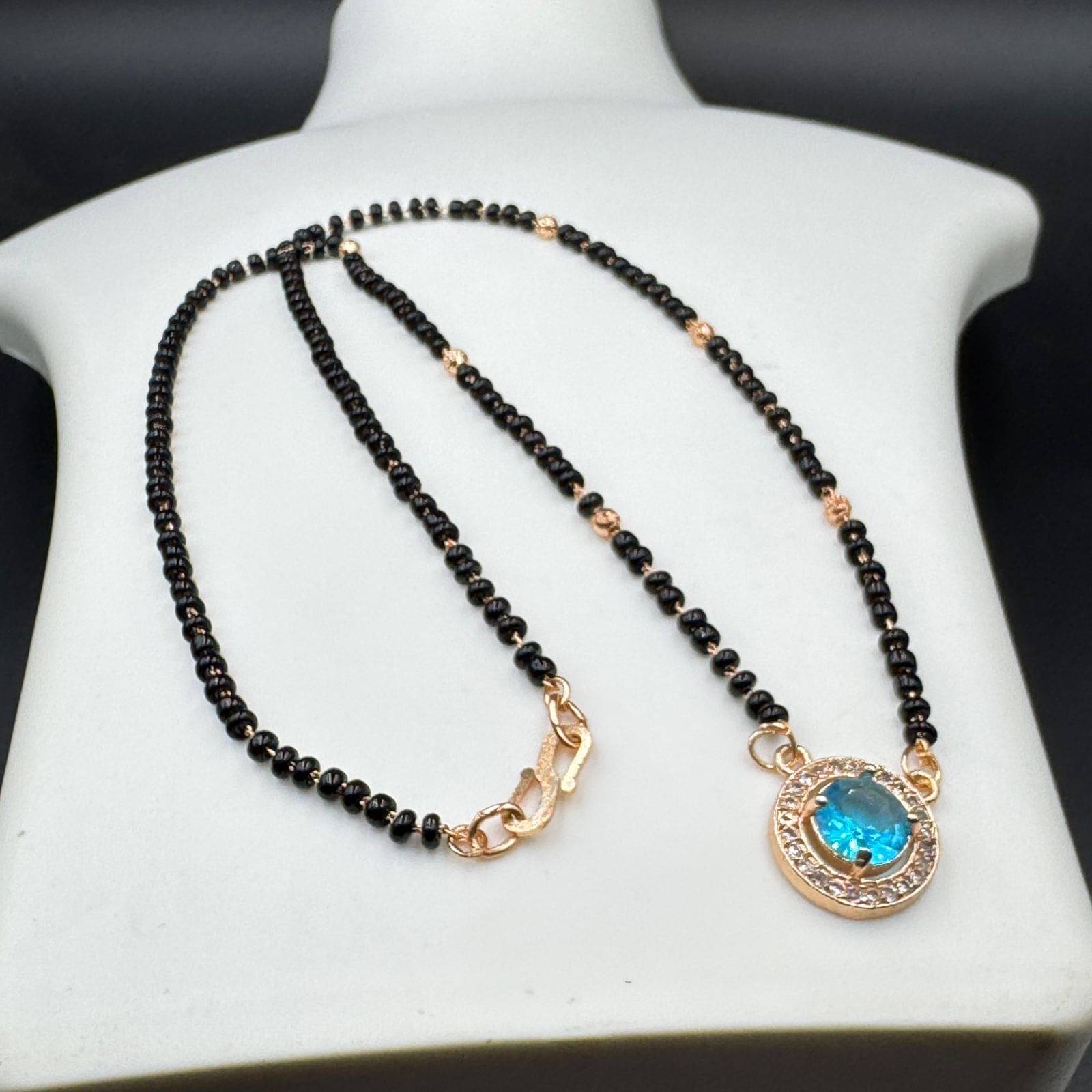 AKLINA Rose Gold Mangalsutra ( Pack of 1 ) AKLINA Rose Gold Mangalsutra ( Pack of 1 )