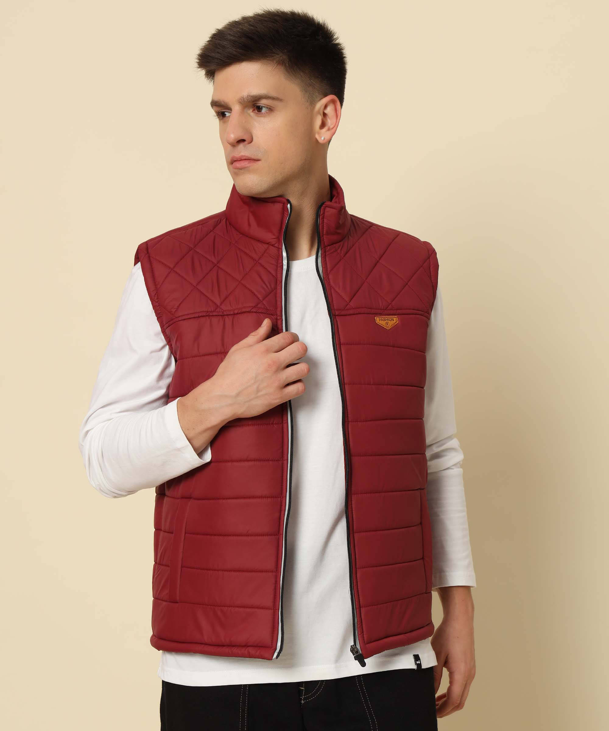 HEMLOCK Polyester Men's Puffer Jacket - Maroon ( Pack of 1 ) HEMLOCK Polyester Men's Puffer Jacket - Maroon ( Pack of 1 )