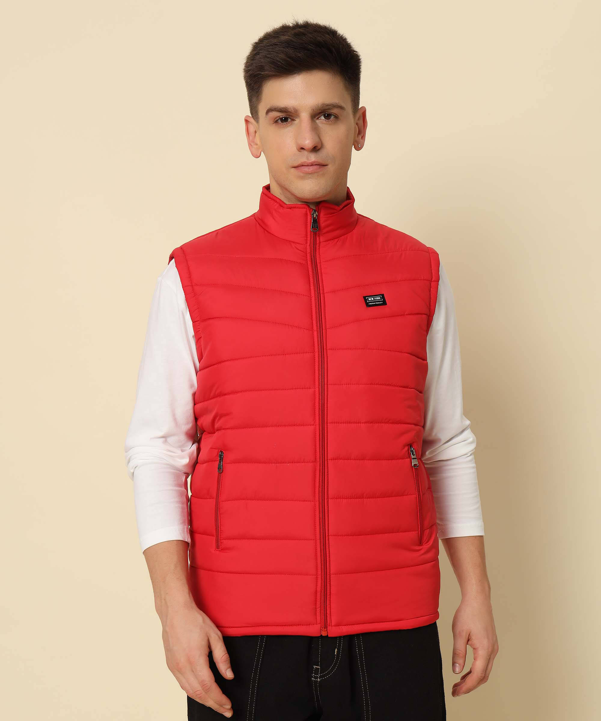     			HEMLOCK Polyester Men's Puffer Jacket - Red ( Pack of 1 )