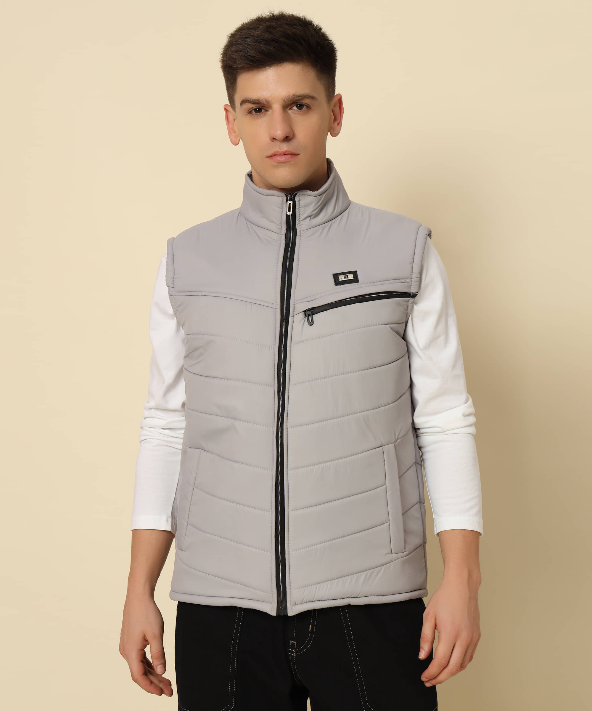     			HEMLOCK Polyester Men's Puffer Jacket - Grey ( Pack of 1 )