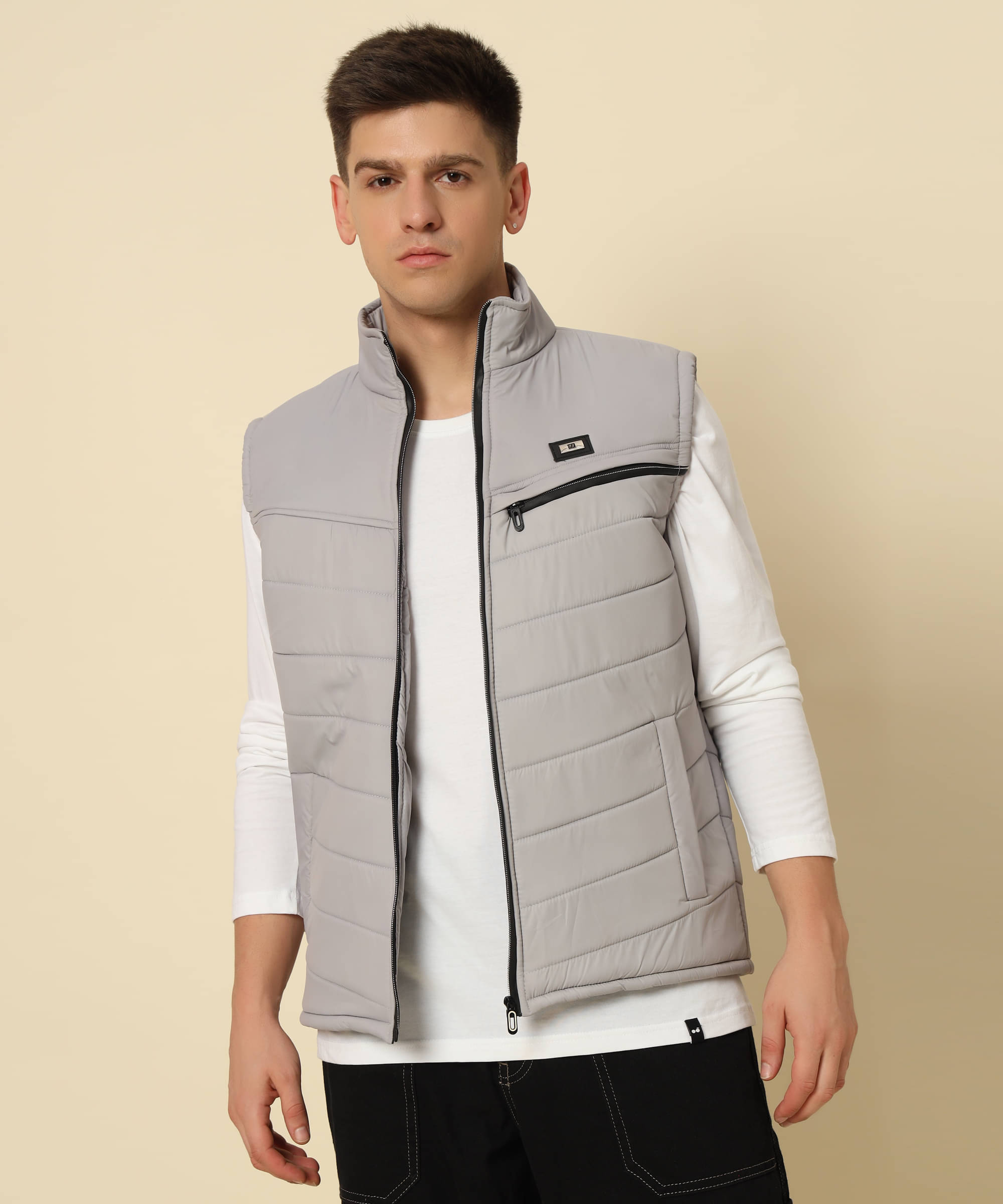     			HEMLOCK Polyester Men's Puffer Jacket - Grey ( Pack of 1 )