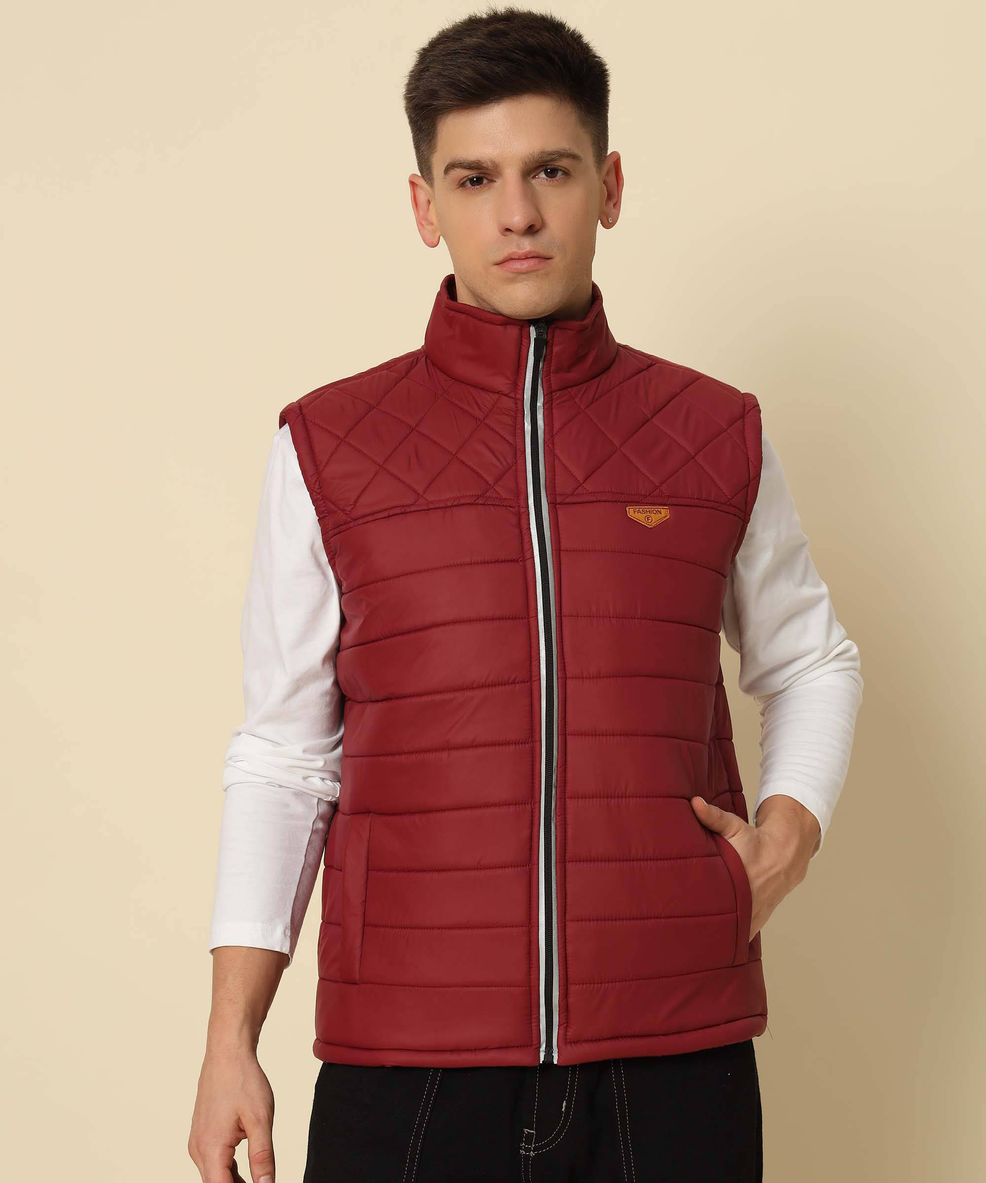 HEMLOCK Polyester Men's Puffer Jacket - Maroon ( Pack of 1 ) HEMLOCK Polyester Men's Puffer Jacket - Maroon ( Pack of 1 )