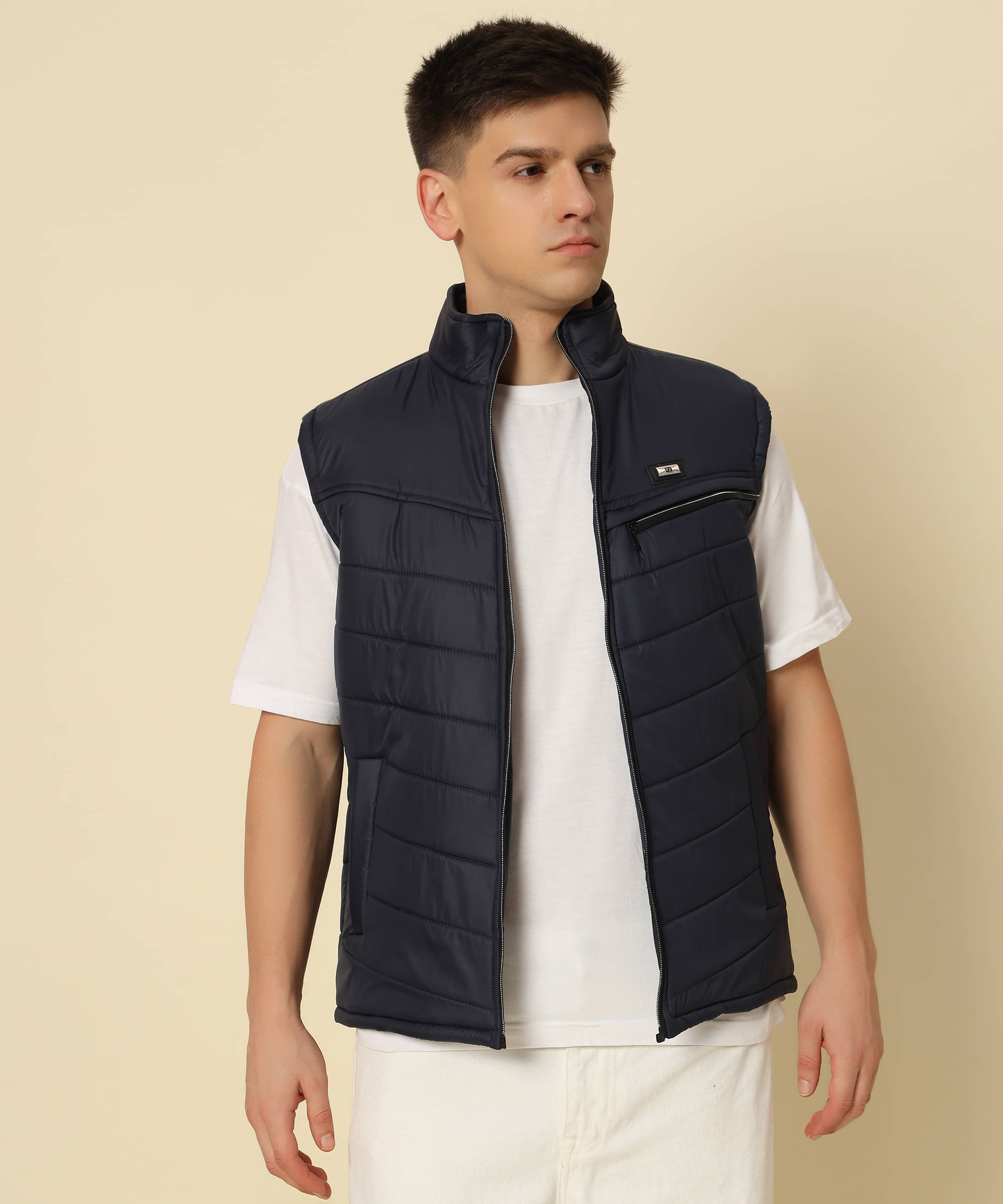 HEMLOCK Polyester Men's Puffer Jacket - Navy ( Pack of 1 ) HEMLOCK Polyester Men's Puffer Jacket - Navy ( Pack of 1 )