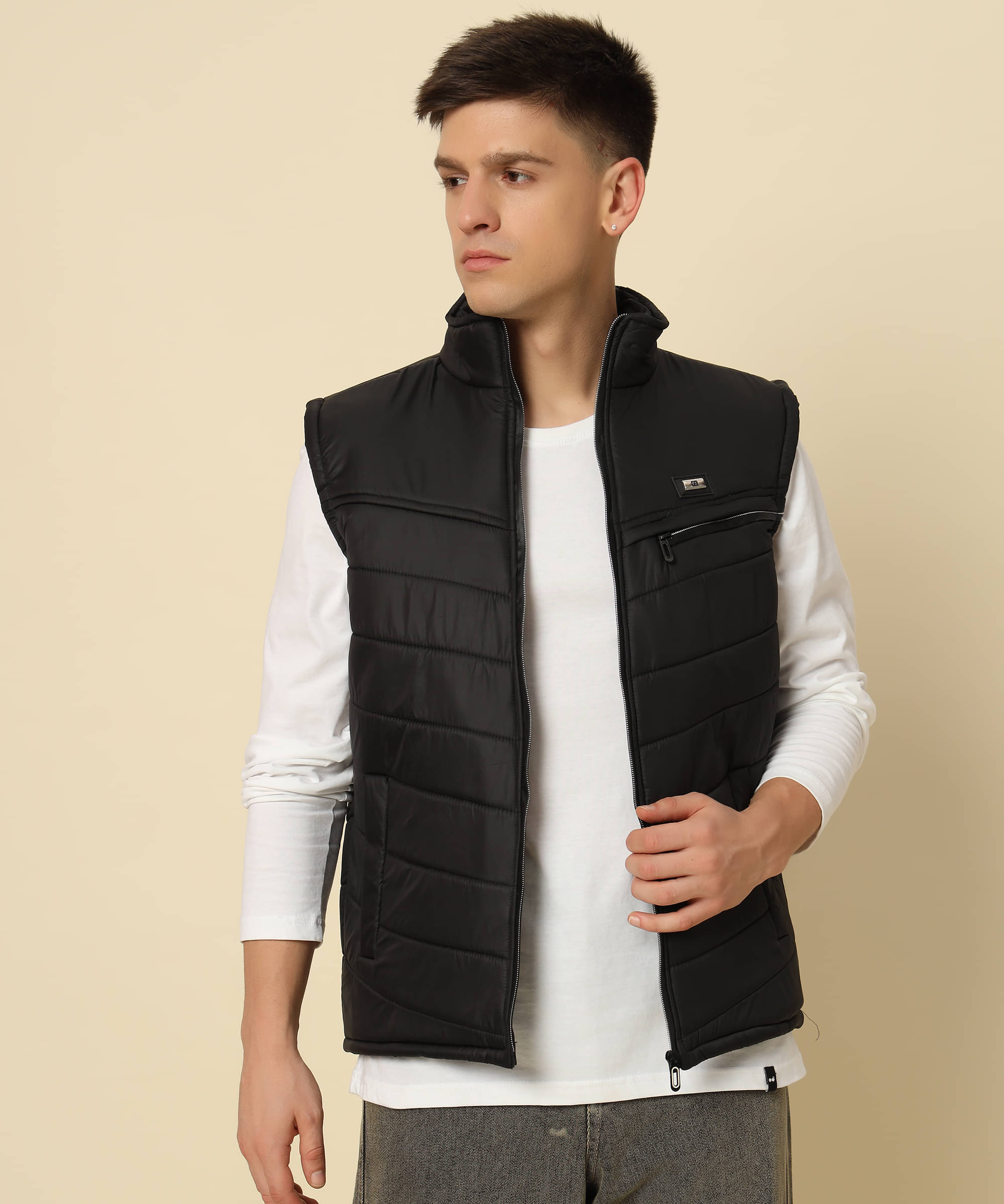     			HEMLOCK Polyester Men's Puffer Jacket - Black ( Pack of 1 )