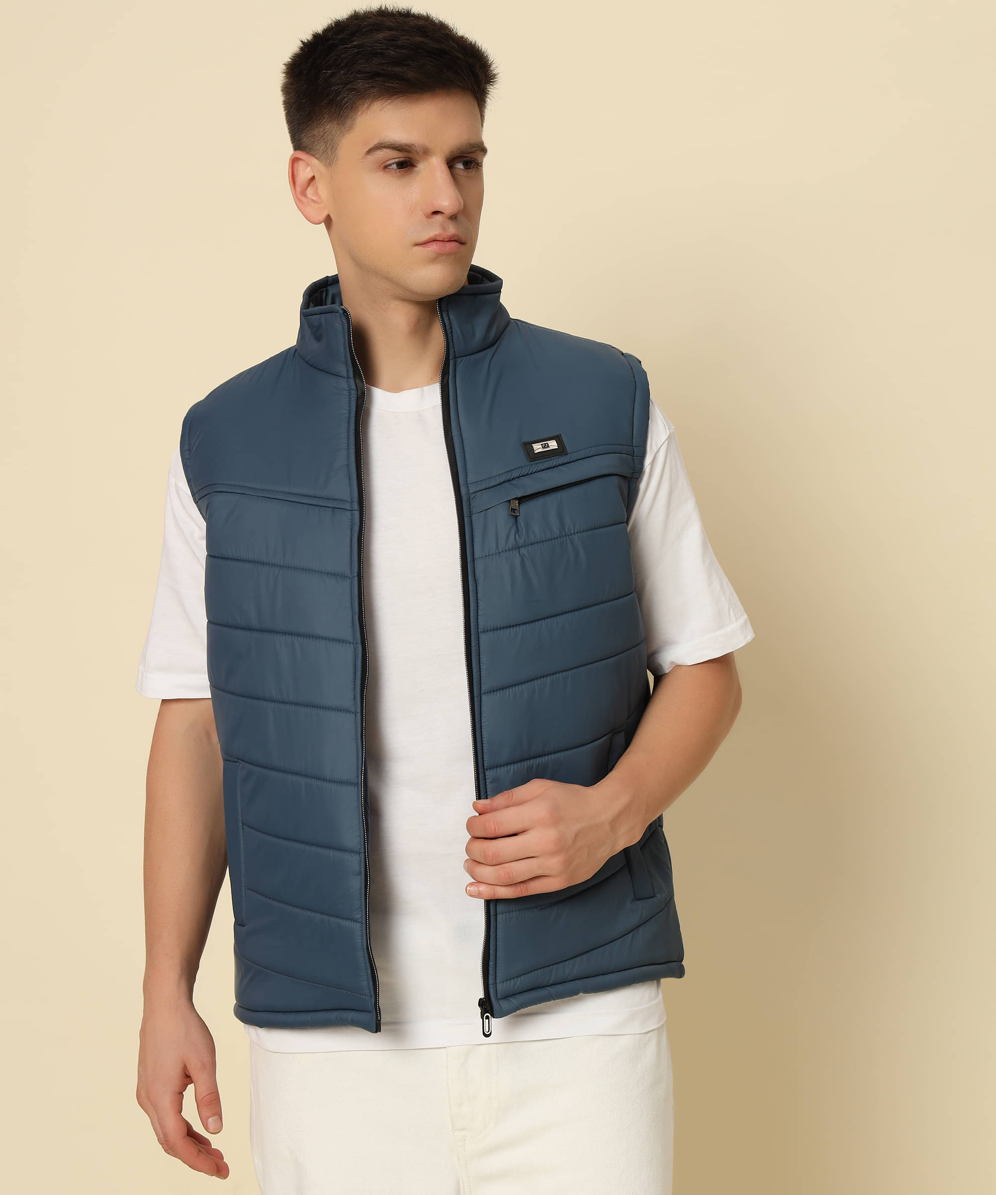 HEMLOCK Polyester Men's Puffer Jacket - Blue ( Pack of 1 ) HEMLOCK Polyester Men's Puffer Jacket - Blue ( Pack of 1 )
