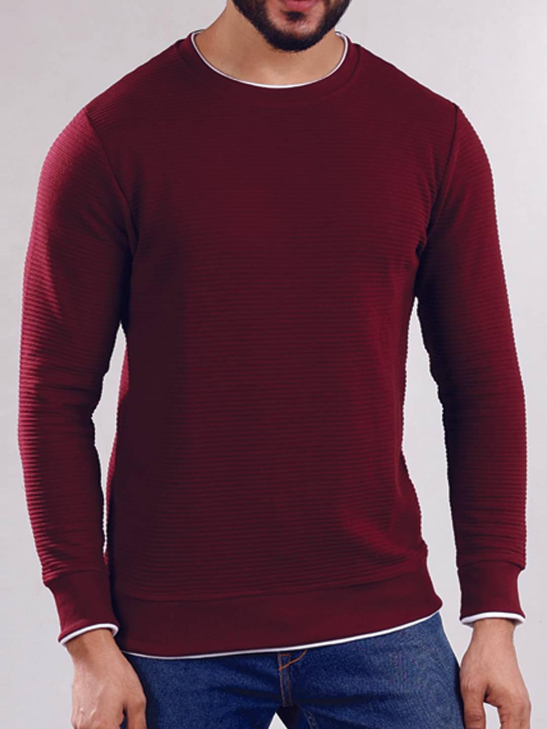     			Hoffmen Pack of 1 Cotton Regular Fit Men's T-Shirt ( Maroon )