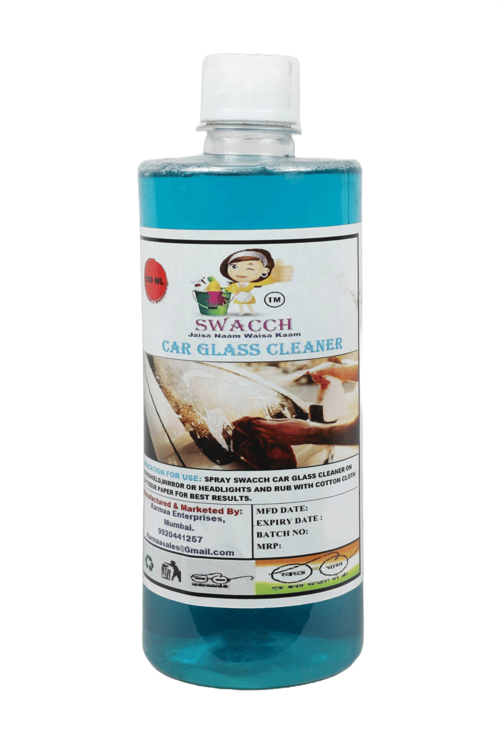 SWACCH Glass & Windshield Cleaner 500ml ( Pack of 1 ) SWACCH Glass & Windshield Cleaner 500ml ( Pack of 1 )