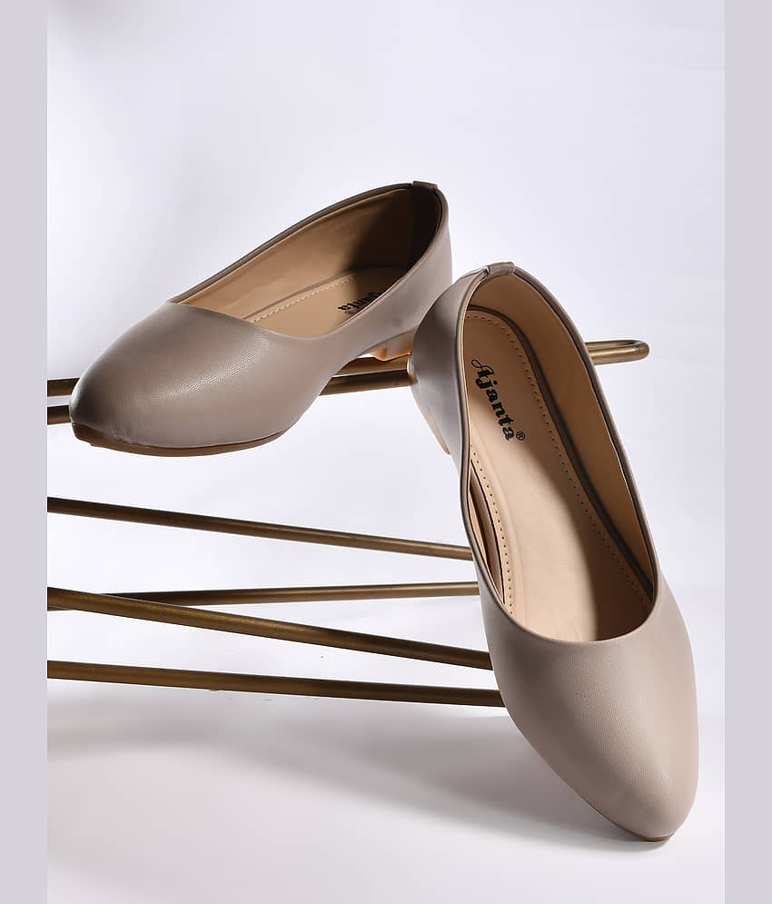 Ajanta Beige Women's Casual Ballerinas - Casual Shoes | Buy online on ZillyBuy