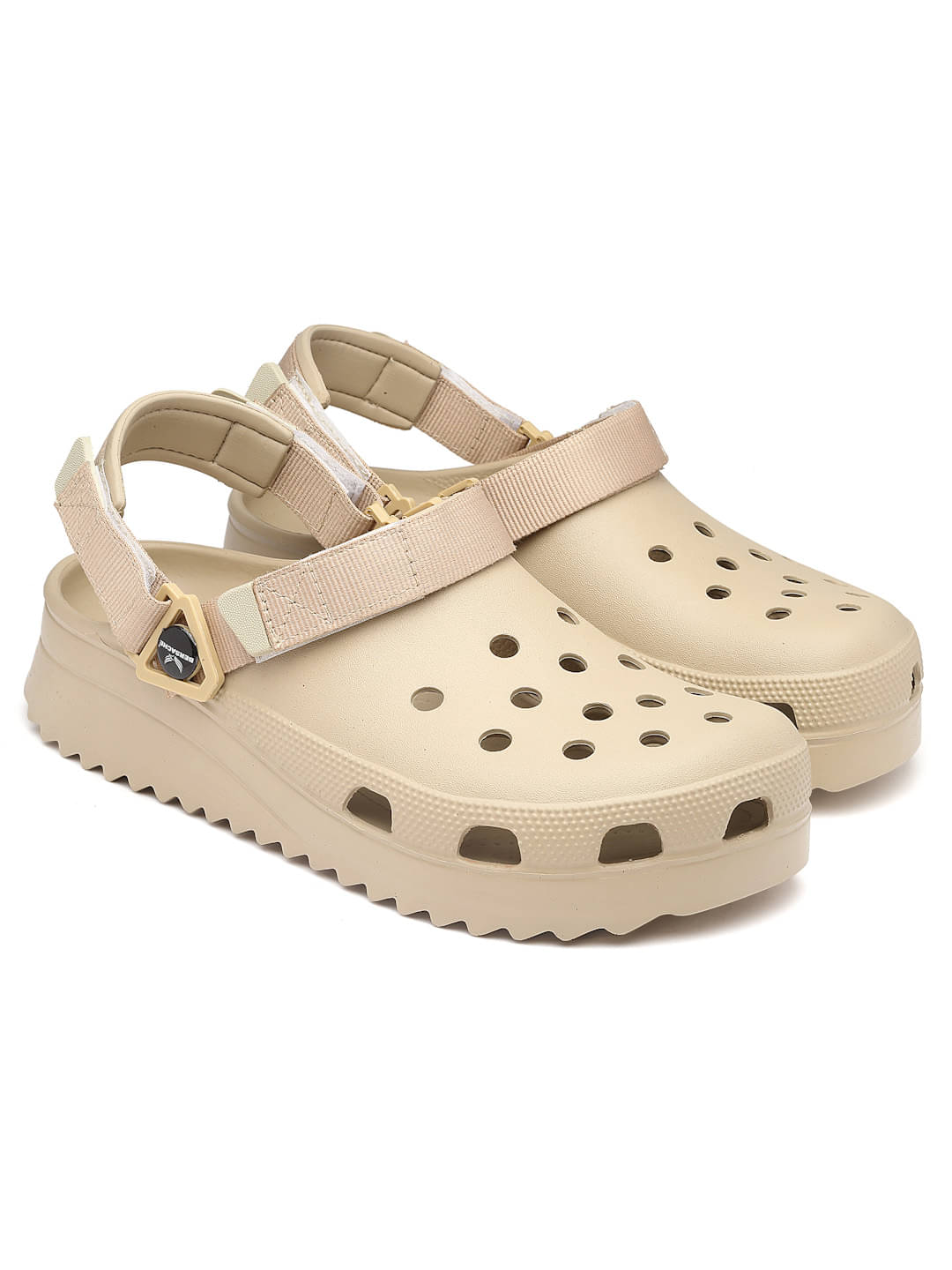     			Bersache - Beige Men's Clogs