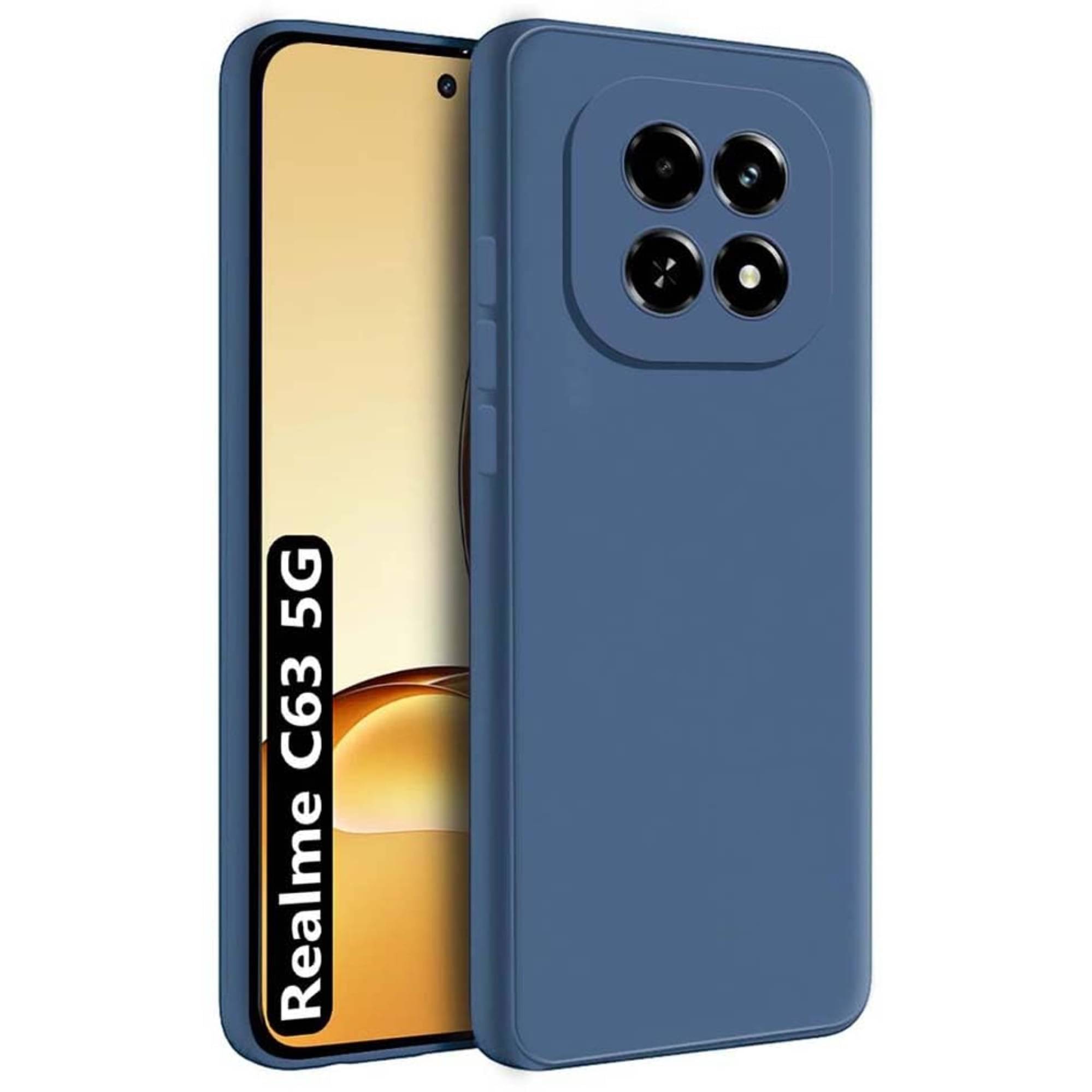     			Case Vault Covers Silicon Soft cases Compatible For Silicon Realme C63 5G ( )