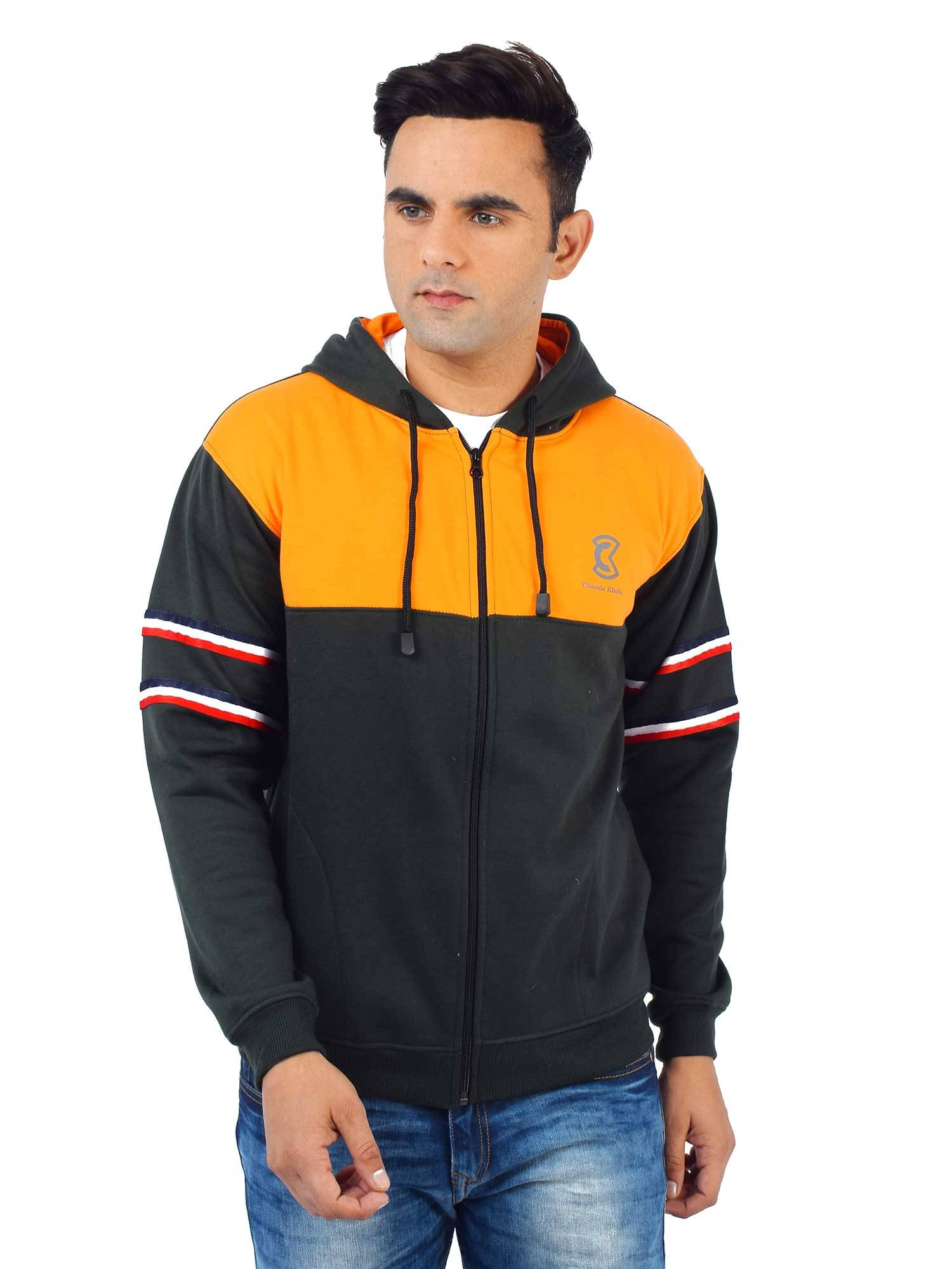 Chanda Khuba Cotton Blend Hooded Men's Sweatshirt - Green ( Pack of 1 ) Chanda Khuba Cotton Blend Hooded Men's Sweatshirt - Green ( Pack of 1 )