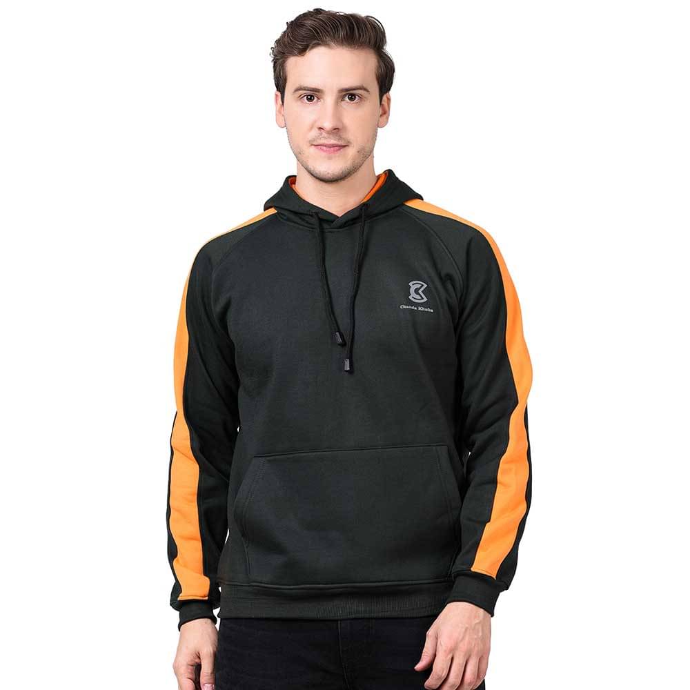     			Chanda Khuba Cotton Blend Hooded Men's Sweatshirt - Green ( Pack of 1 )
