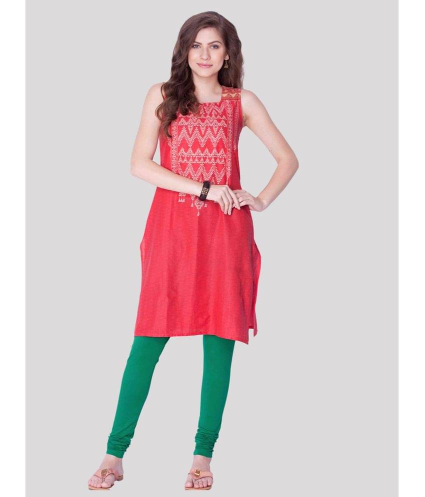     			Dollar Missy - Green Cotton Women's Leggings ( Pack of 1 )