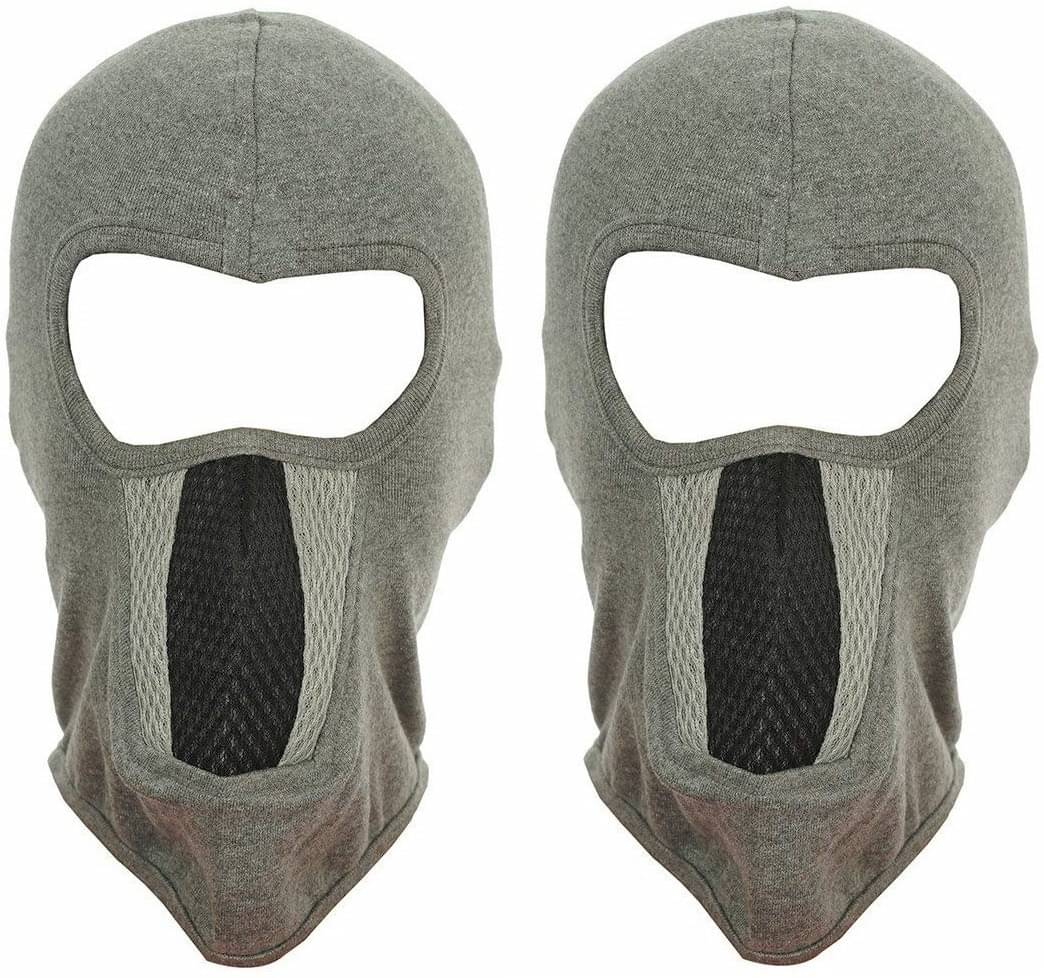 H-Store Gray Cotton Face & Head Cover Combo H-Store Gray Cotton Face & Head Cover Combo