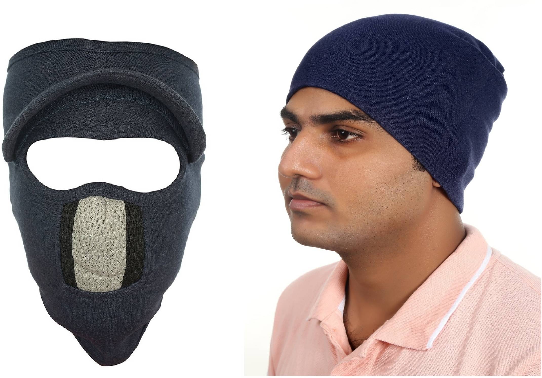     			H-Store Multi Color Cotton Face & Head Cover Combo