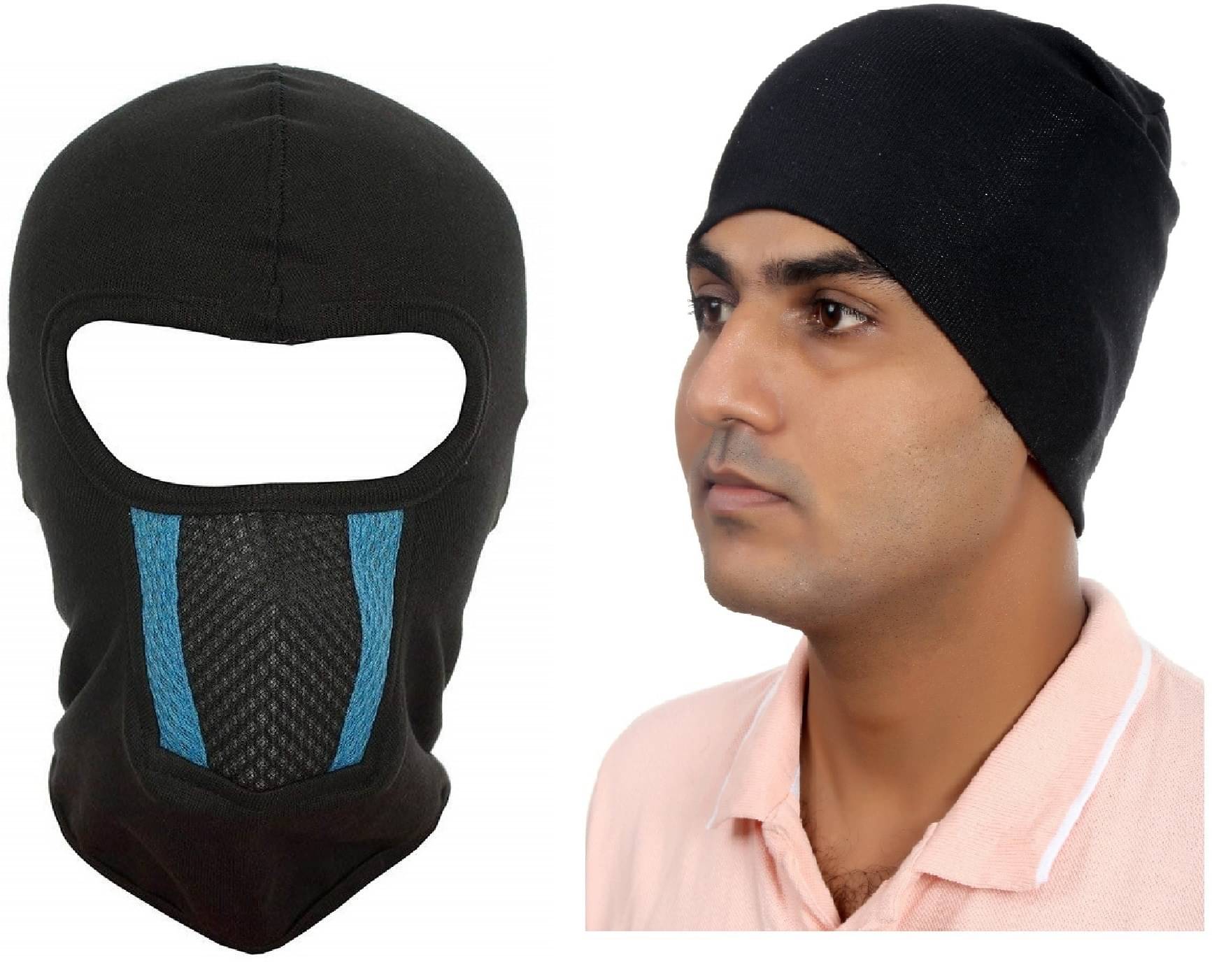     			H-Store Multi Color Cotton Face & Head Cover Combo