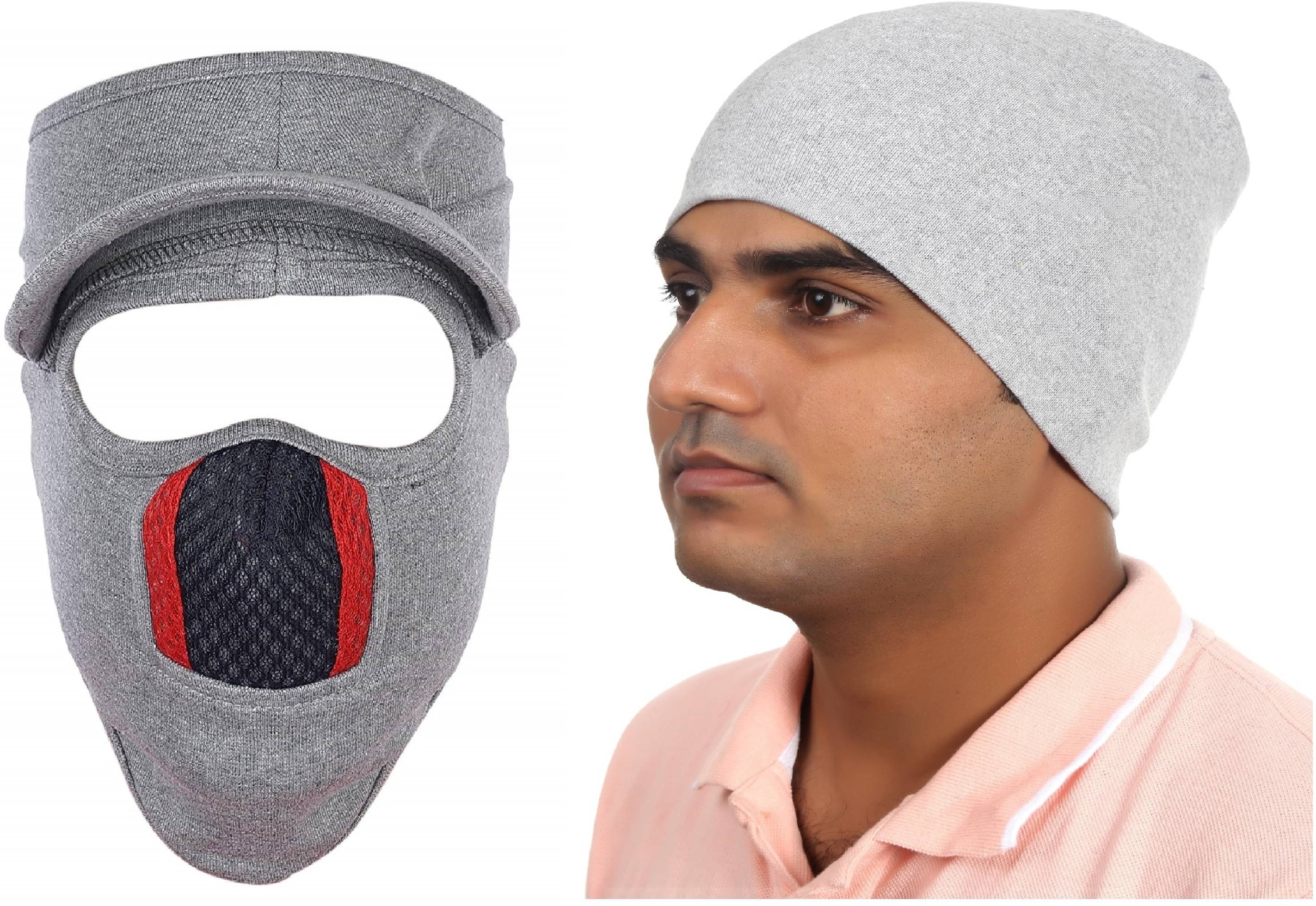 H-Store Multi Color Cotton Face & Head Cover Combo H-Store Multi Color Cotton Face & Head Cover Combo