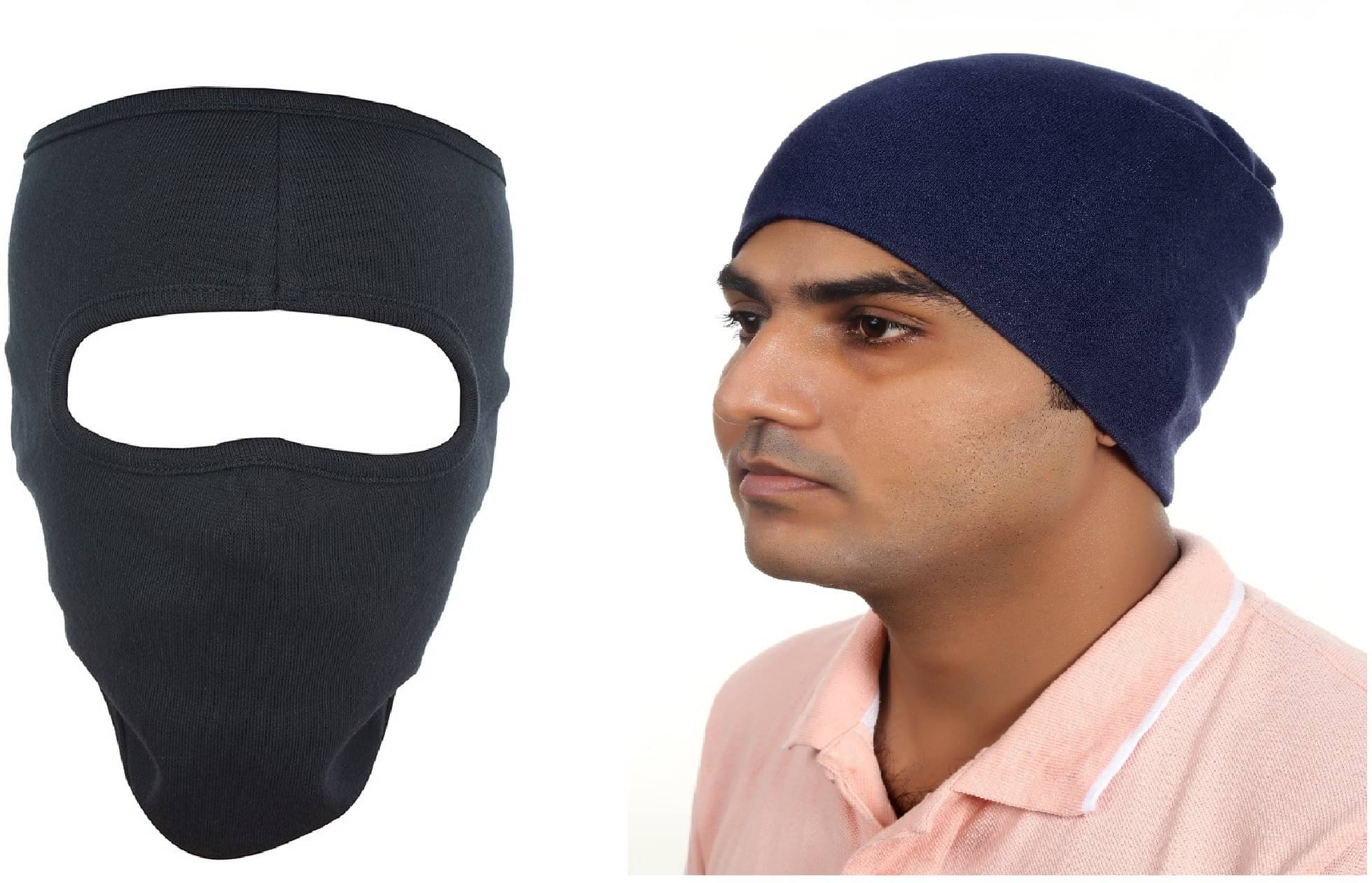    			H-Store Multi Color Cotton Face & Head Cover Combo