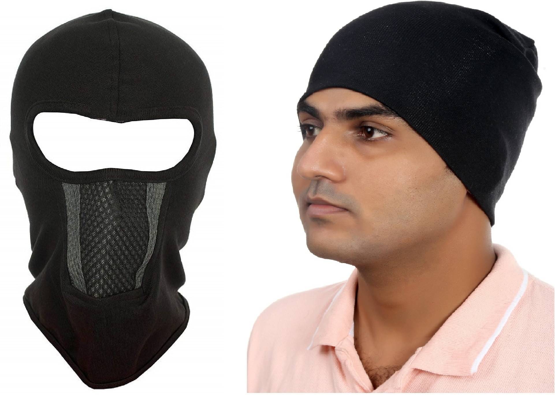 H-Store Multi Color Cotton Face & Head Cover Combo H-Store Multi Color Cotton Face & Head Cover Combo