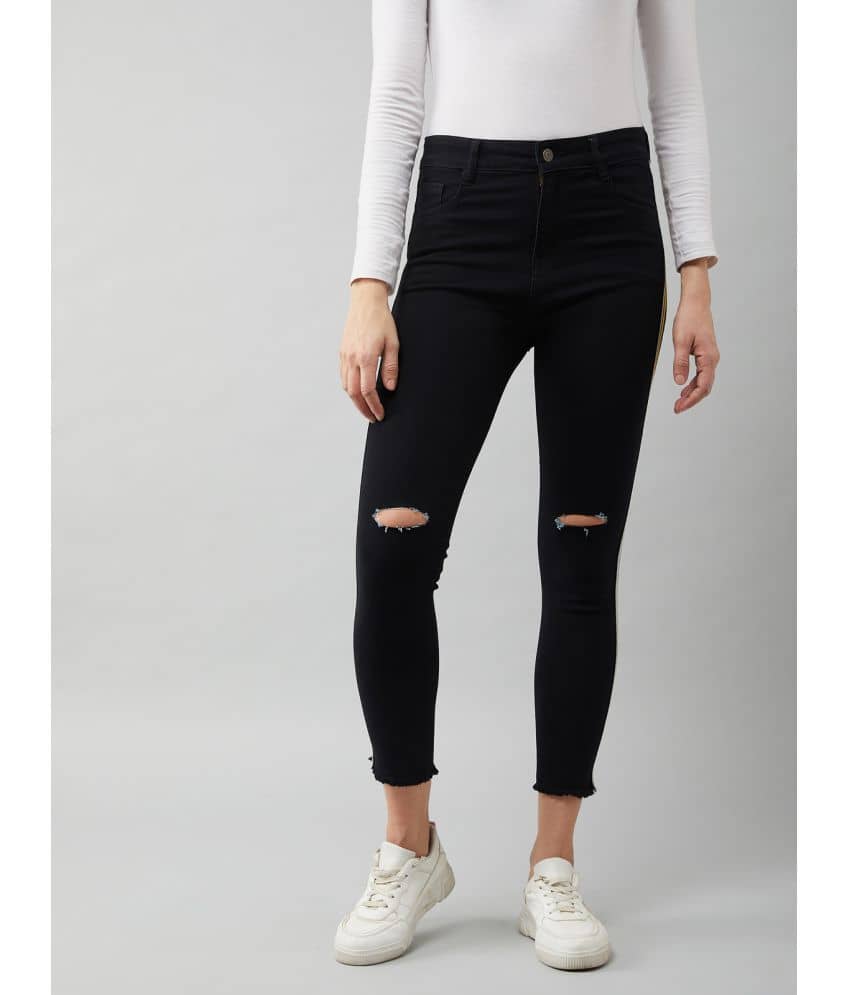 Miss Chase - Black Cotton Women's Jeans ( Pack of 1 ) - Jeans | Buy online on ZillyBuy