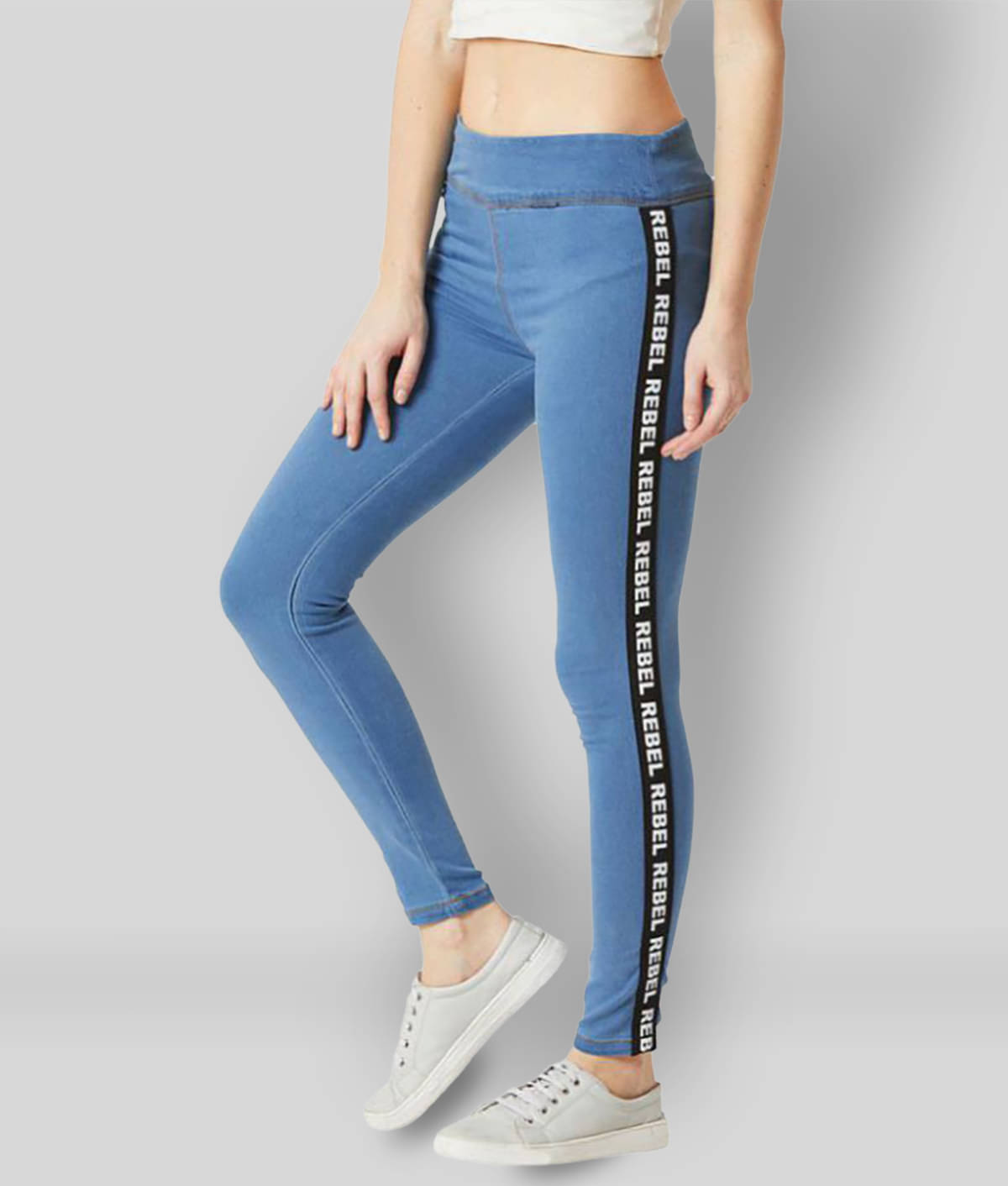     			Miss Chase - Blue Denim Women's Jeggings ( Pack of 1 )