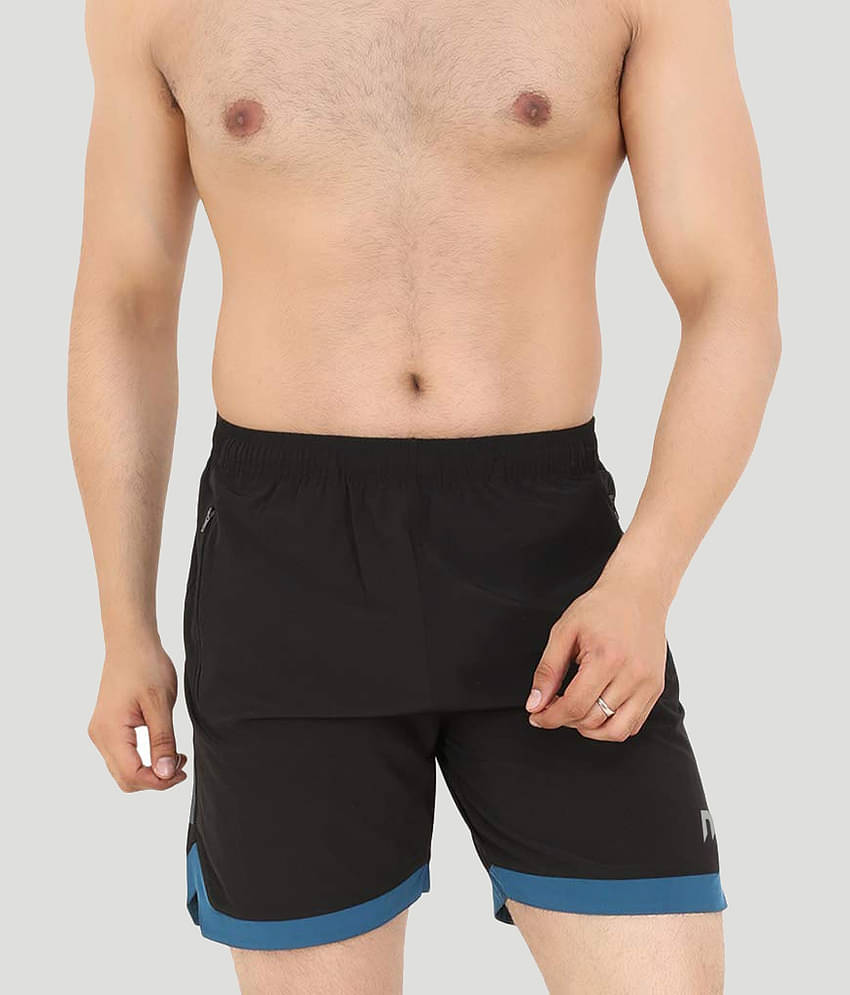 NEVER LOSE Turquoise Polyester Men's Shorts ( Pack of 1 )