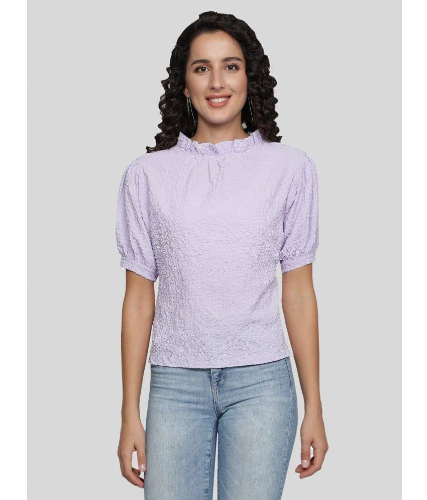     			NUEVOSDAMAS Women's Polyester Regular Top ( Purple )