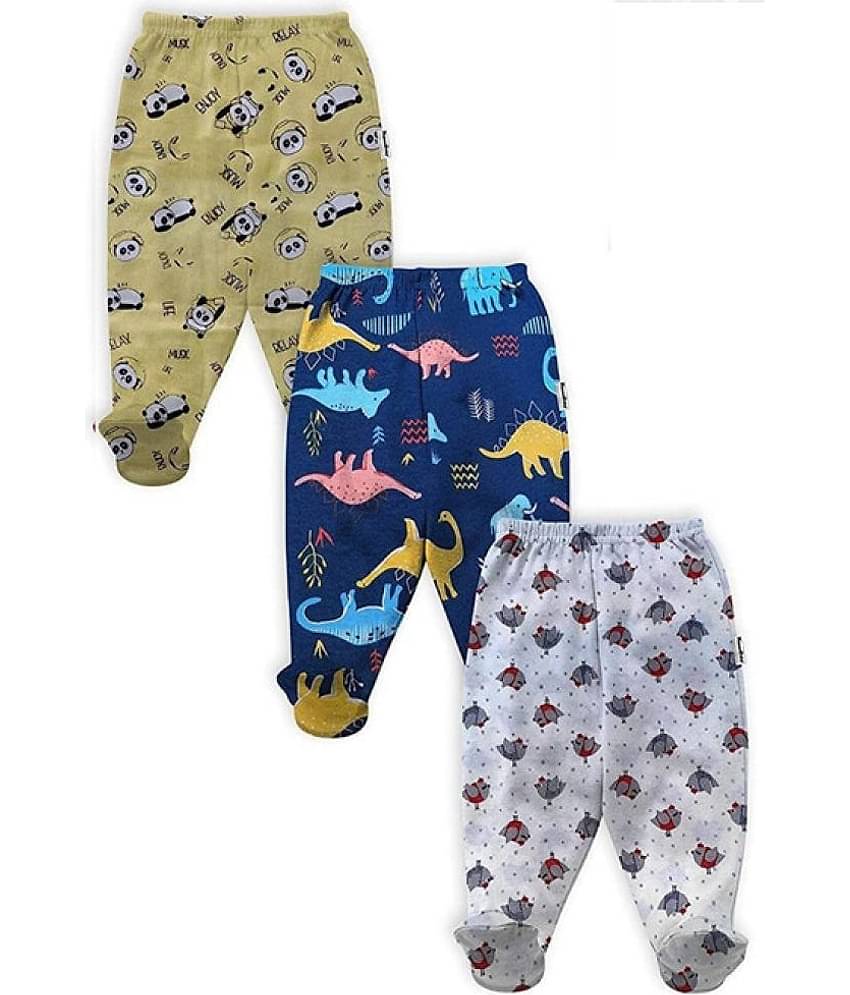 NammaBaby Pack of 6 Baby Boys Cotton Blend Pyjama ( Multi Color )