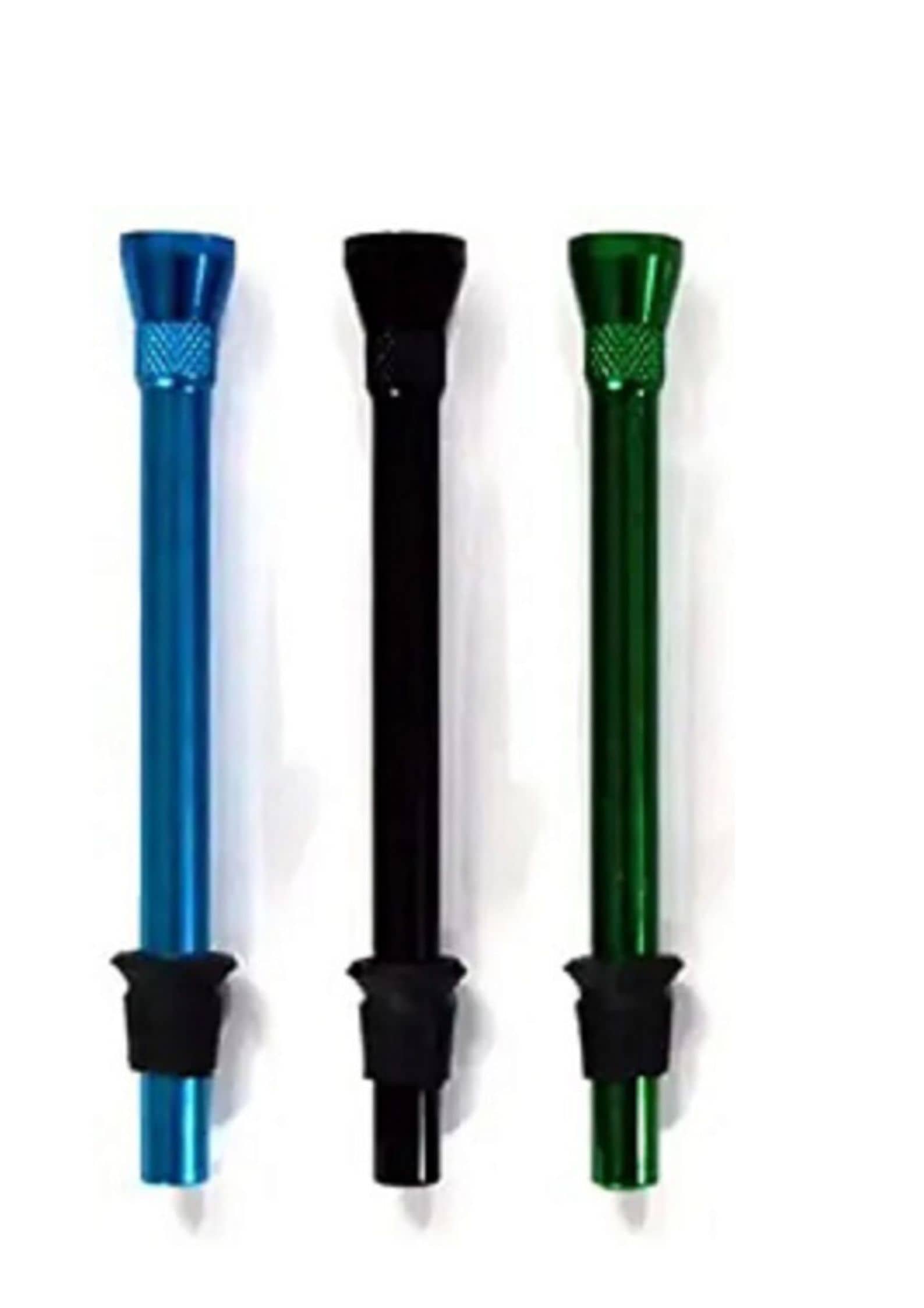 PUFF SMART Metal Bong Shooter Mouth Tip Filters 12cm 3 Pcs Aluminium Outside Fitting Hookah Mouth Tip  (Multicolor, Pack of 3)