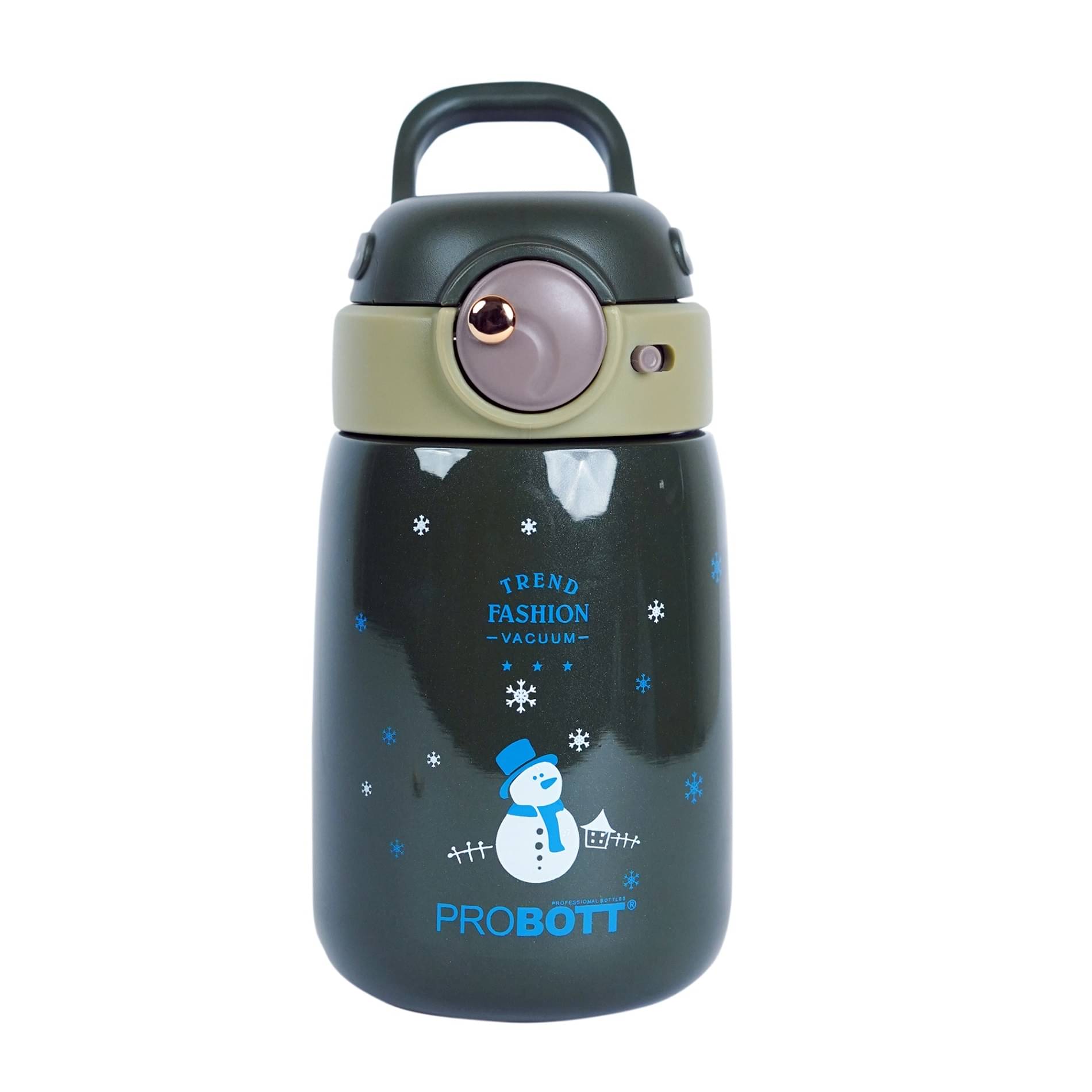     			Probott Cool Kid 360ml Olive Green Steel Flask ( 350 ml )