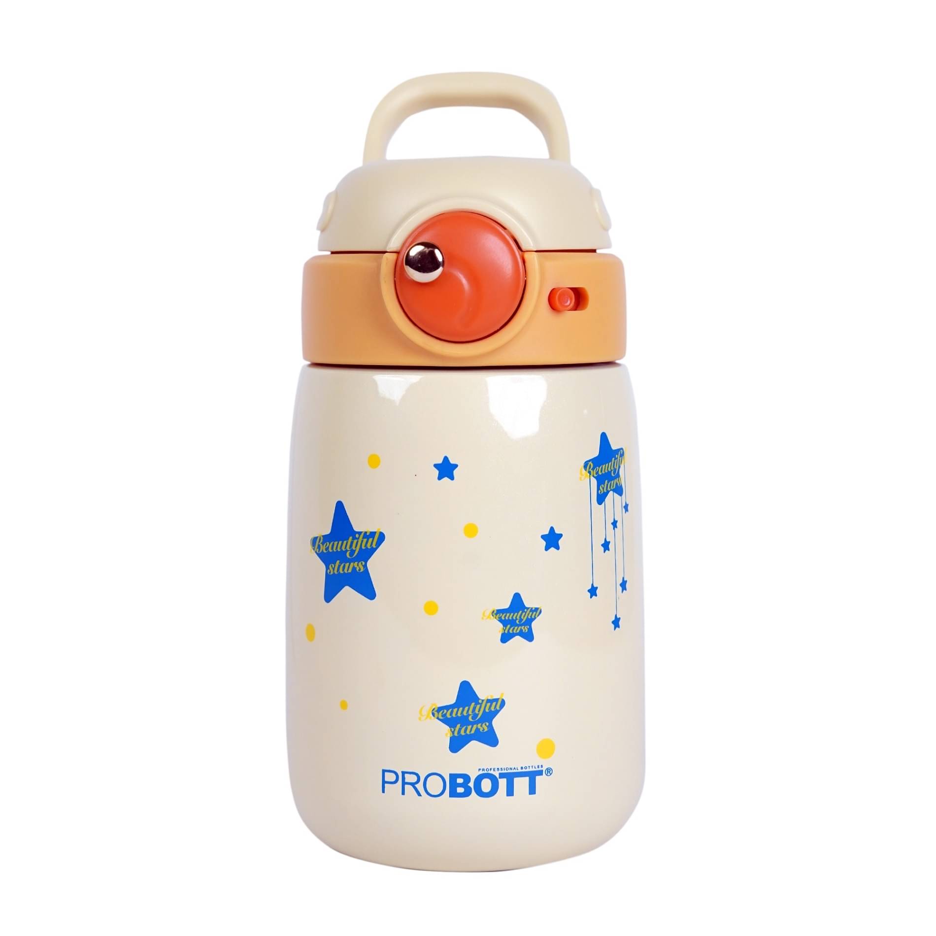     			Probott Cool Kid 360ml Orange Steel Flask ( 350 ml )