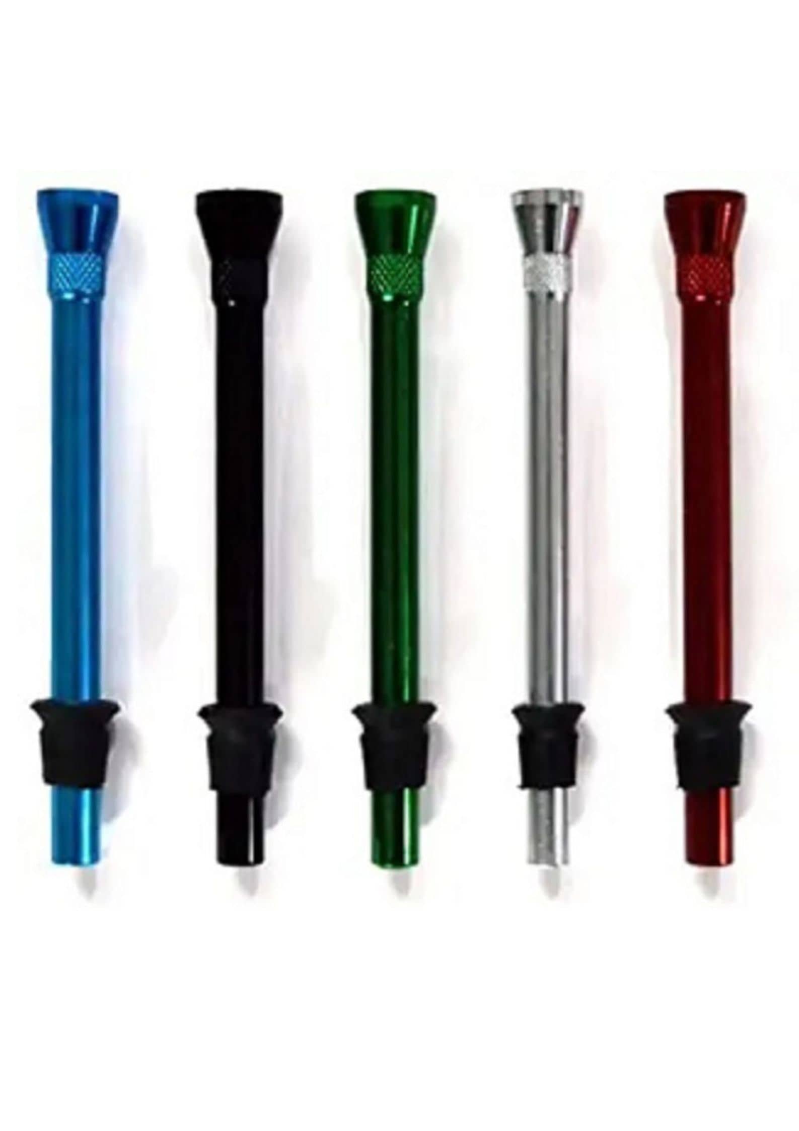 Puff Smart Metal Bong Shooter Filters 12cm 5 Pcs Aluminium Outside Fitting Hookah Mouth Tip  (Multicolor, Pack of 5)