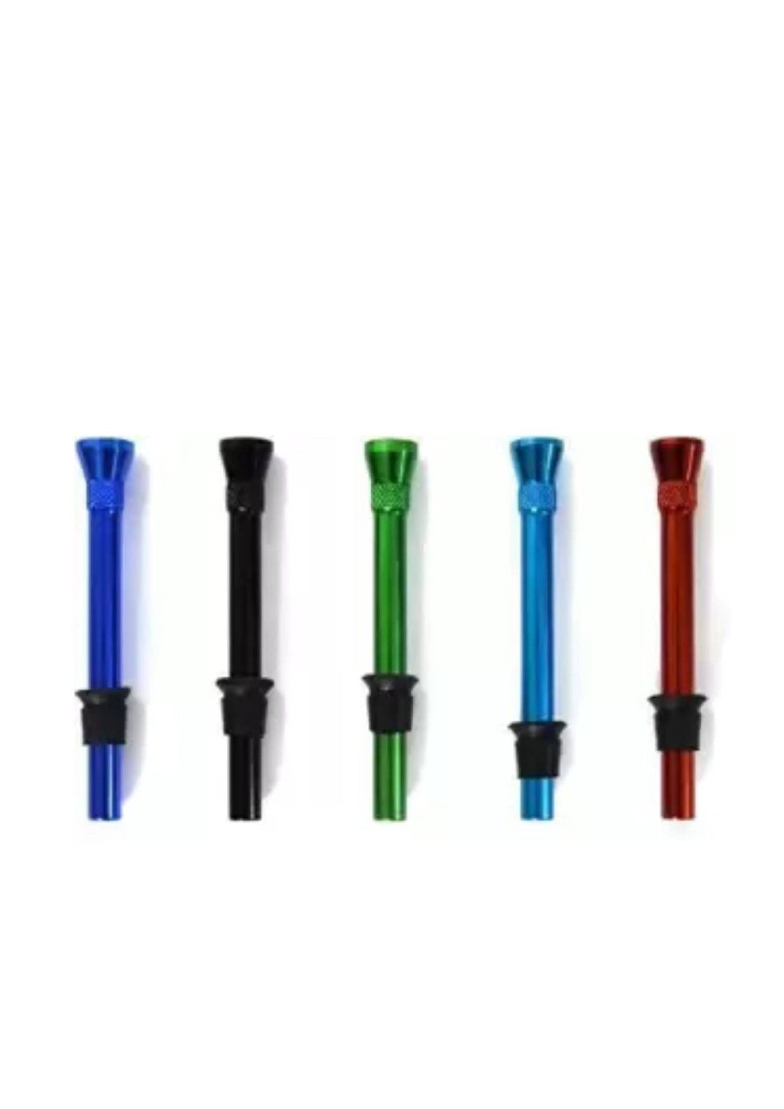     			Puff Smart Metal Bong Shooter Mouth Tip Filters 8cm 5 Pcs Aluminium Outside Fitting Hookah Mouth Tip  (Multicolor, Pack of 5)