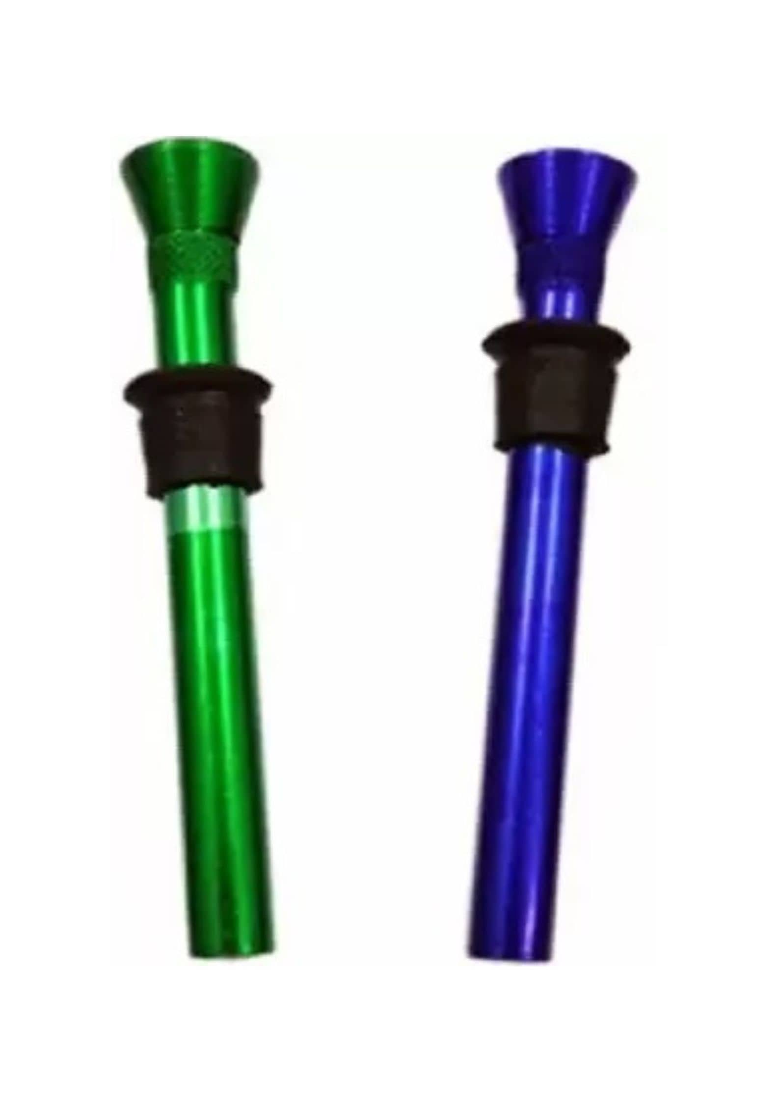 Puff Smart Metal Bong Shooter Mouth Tip Filters 8cm 2 Pcs Aluminium Outside Fitting Hookah Mouth Tip  (Multicolor, Pack of 2)
